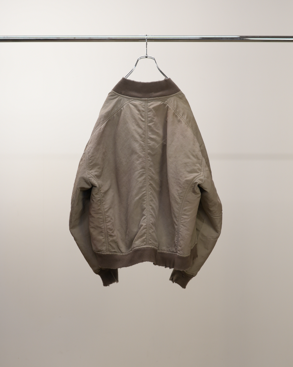 FADED BOMBER JACKET(SAND)