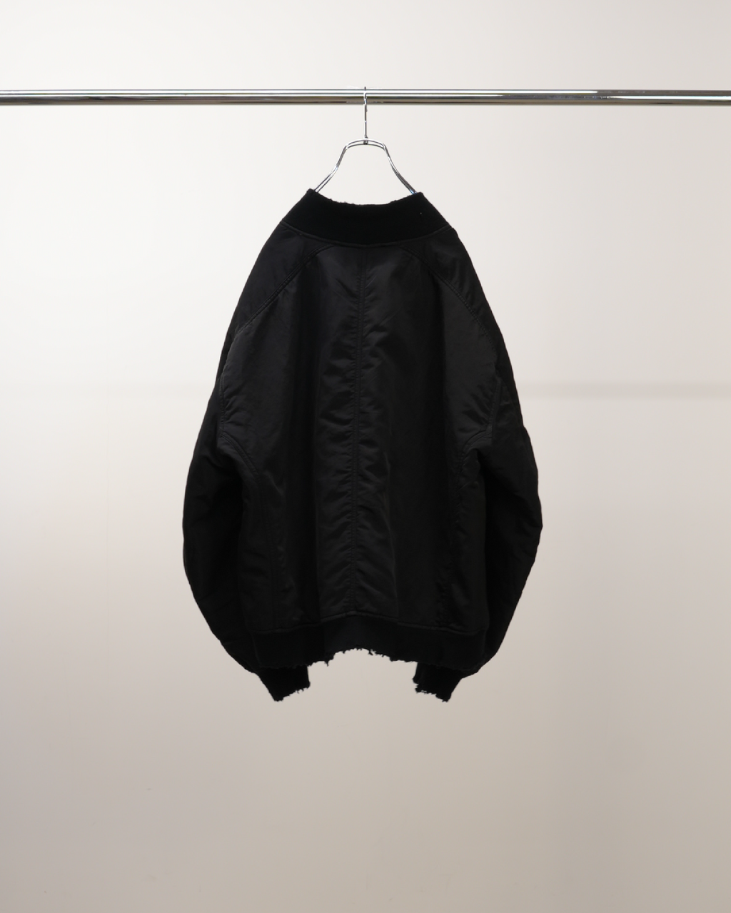 ANCELLM FADED BOMBER JACKET(BLACK)サイズ3 FADED BOMBER JACKET(BLACK) – ANCELLM