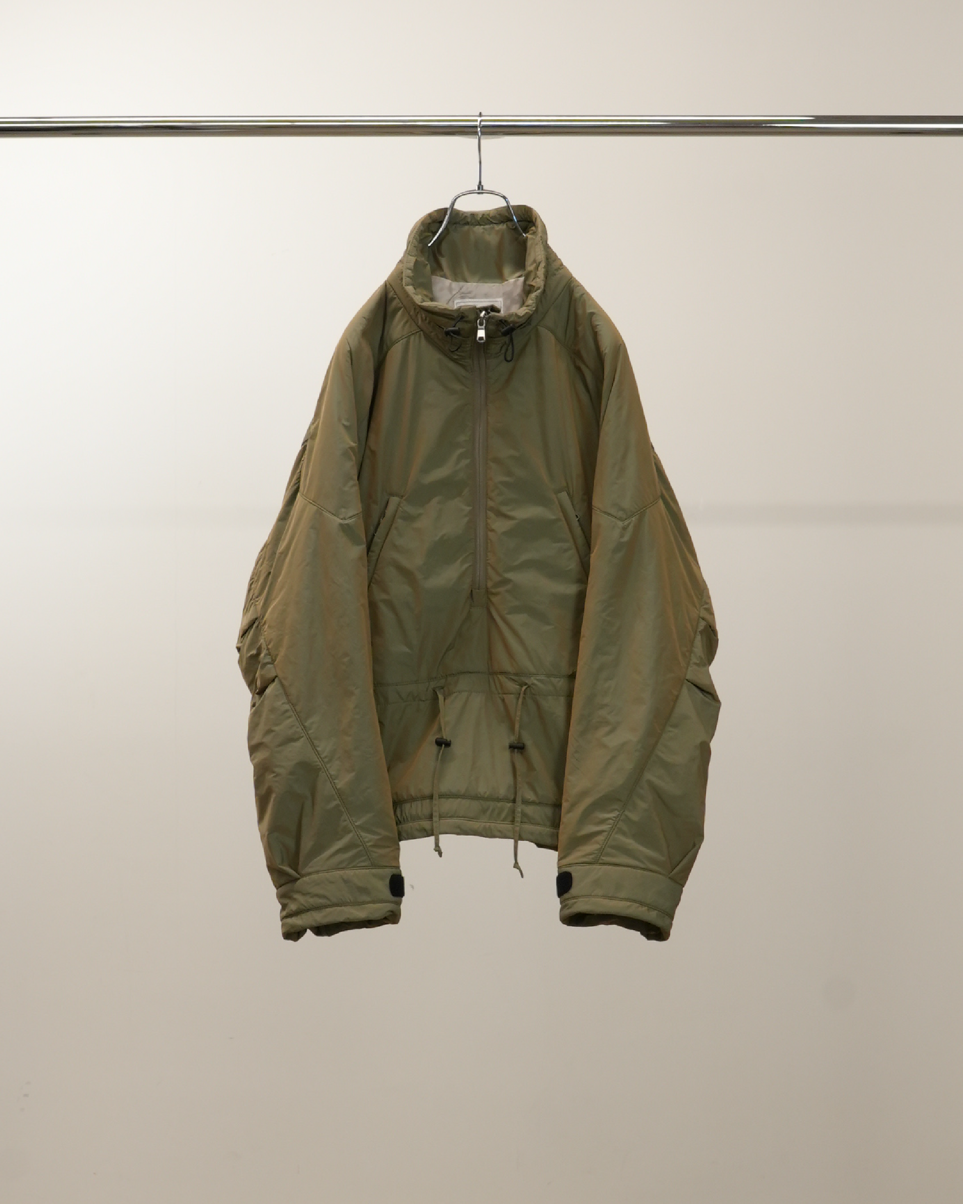 ジャケット・アウター 90s 2way Padded Wool Jacket Khaki 56 PADDING PULLOVER JACKET(KHAKI) – ANCELLM