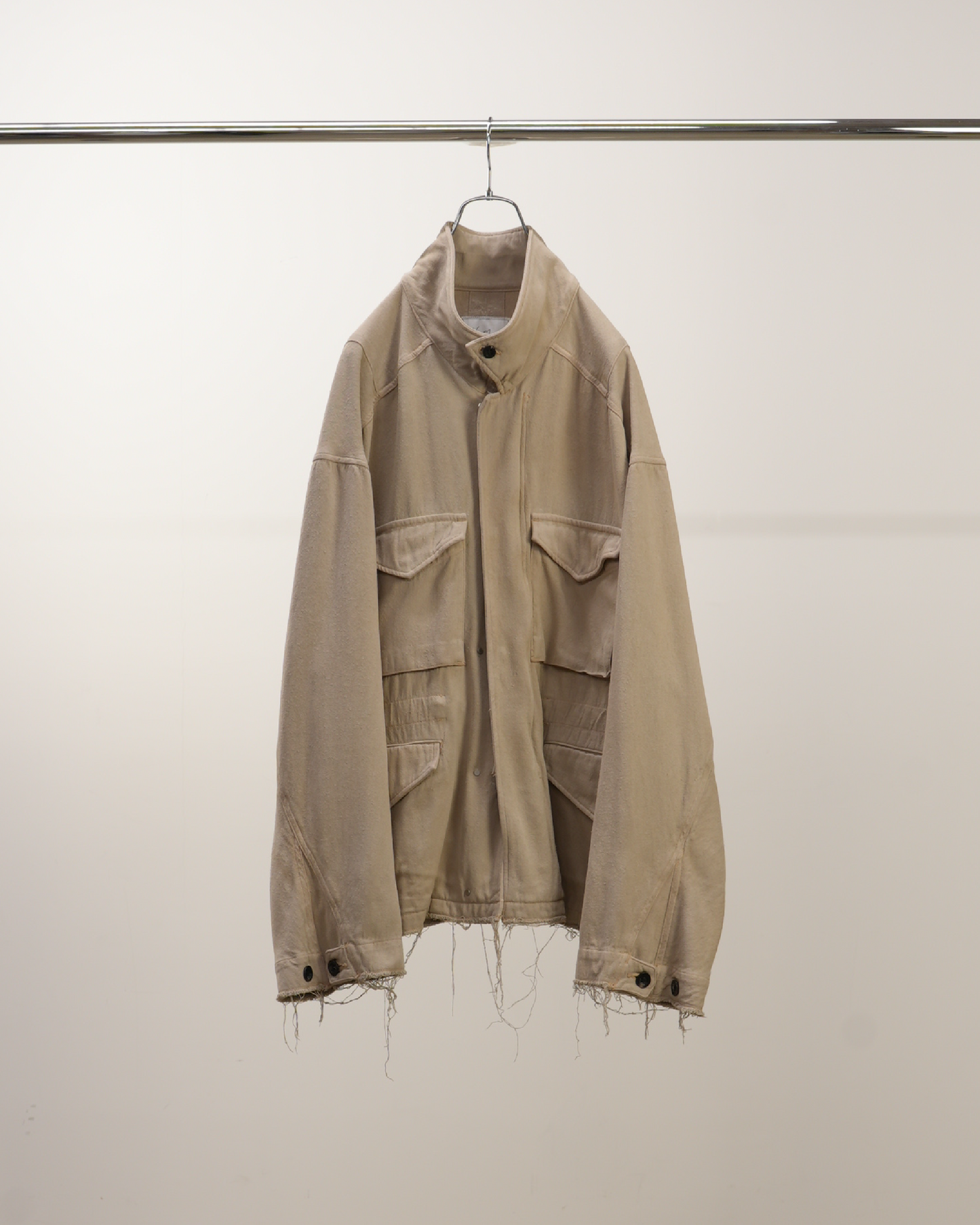 SILK SUEDE FIELD JACKET(SAND)