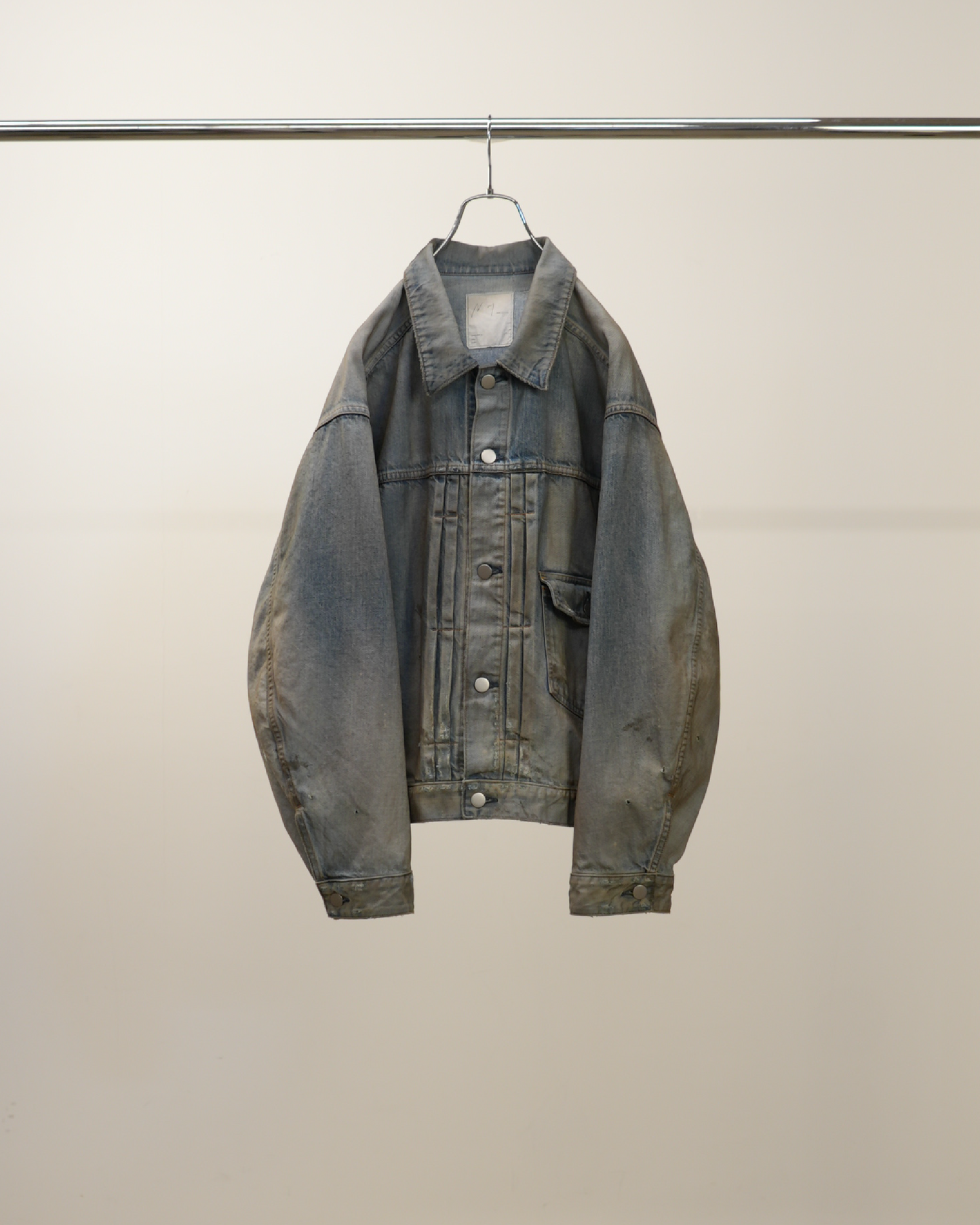 AGING DENIM JACKET(INDIGO) – ANCELLM AGING DENIM JACKET(INDIGO) – ANCELLM