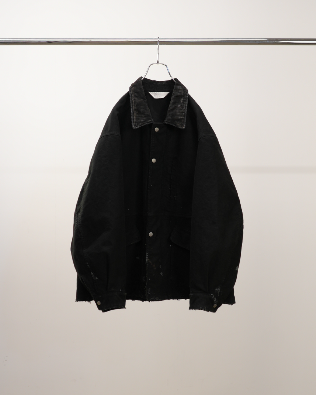 MOLESKIN WORK JACKET(BLACK) – ANCELLM MOLESKIN WORK JACKET(BLACK) – ANCELLM
