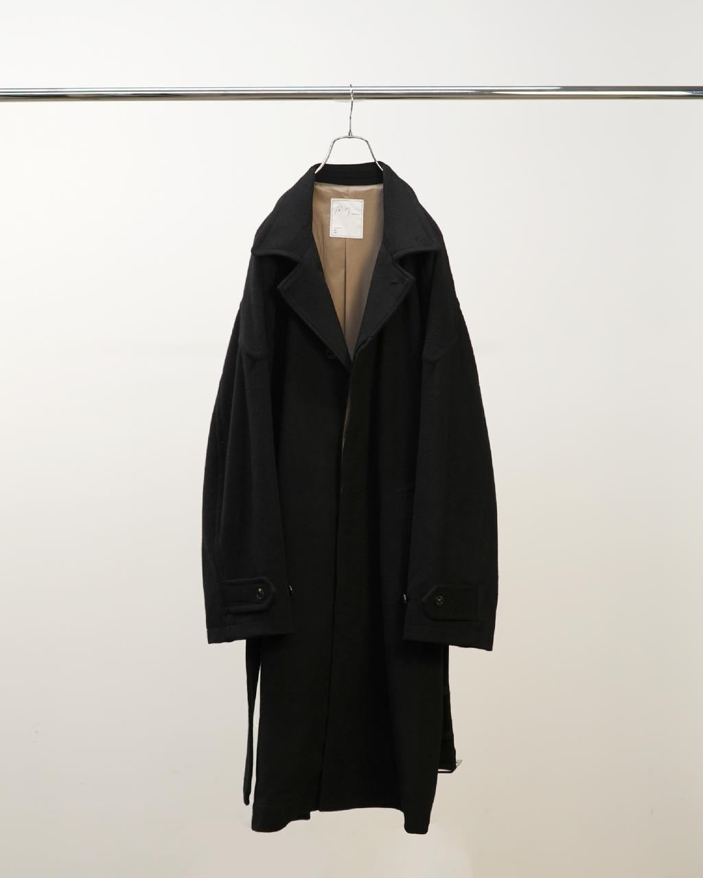 ジャケット・アウター altared Nylon Balmacaan Coat [BLACK] Side Vented Balmacaan Coat[BLACK] – altared