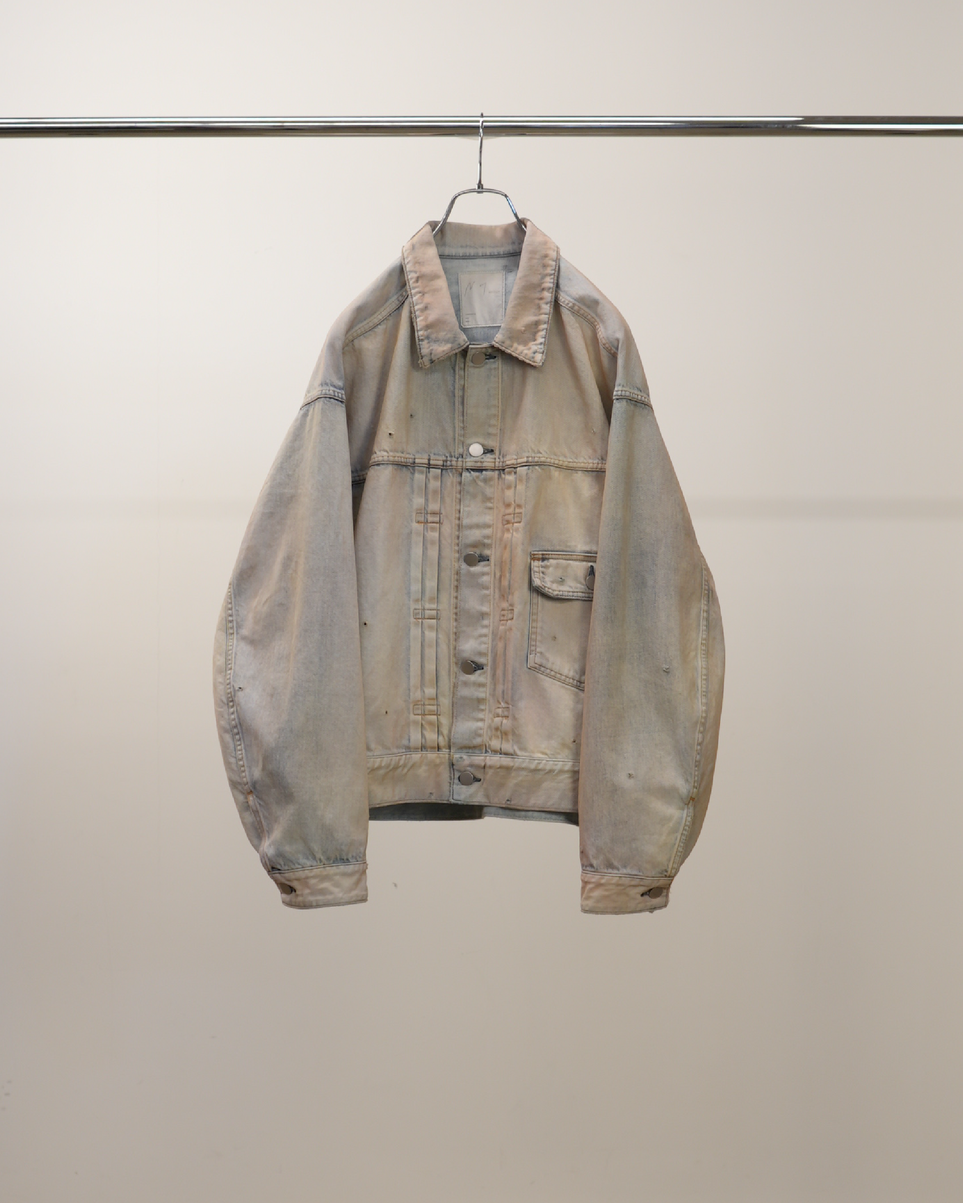 LAYERING COLOR DENIM JACKET(INDIGO) – ANCELLM