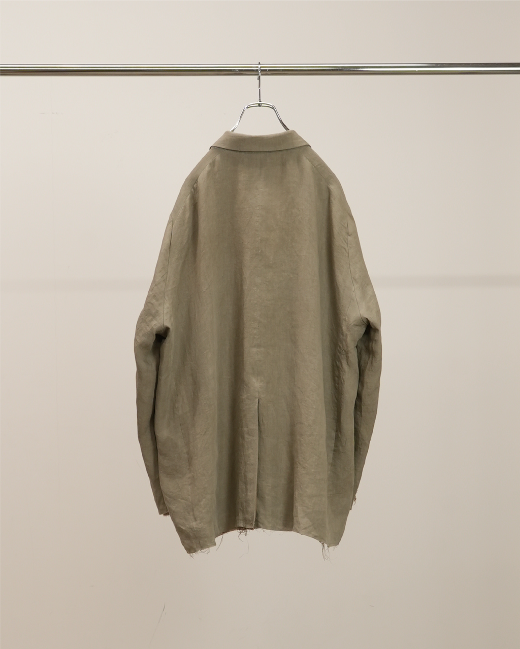 100/S LINEN TAILORED JACKET(KHAKIBEIGE) – ANCELLM 100/S LINEN TAILORED JACKET(KHAKIBEIGE) – ANCELLM