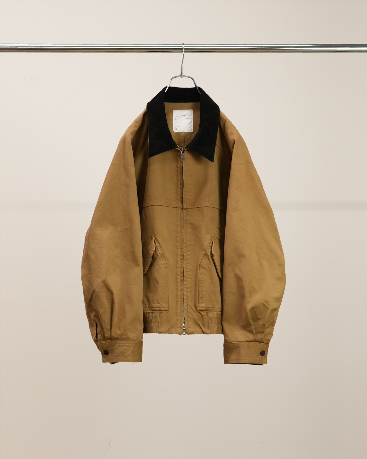 ZIP BLOUSON(BEIGE) – ANCELLM ZIP BLOUSON(BEIGE) – ANCELLM