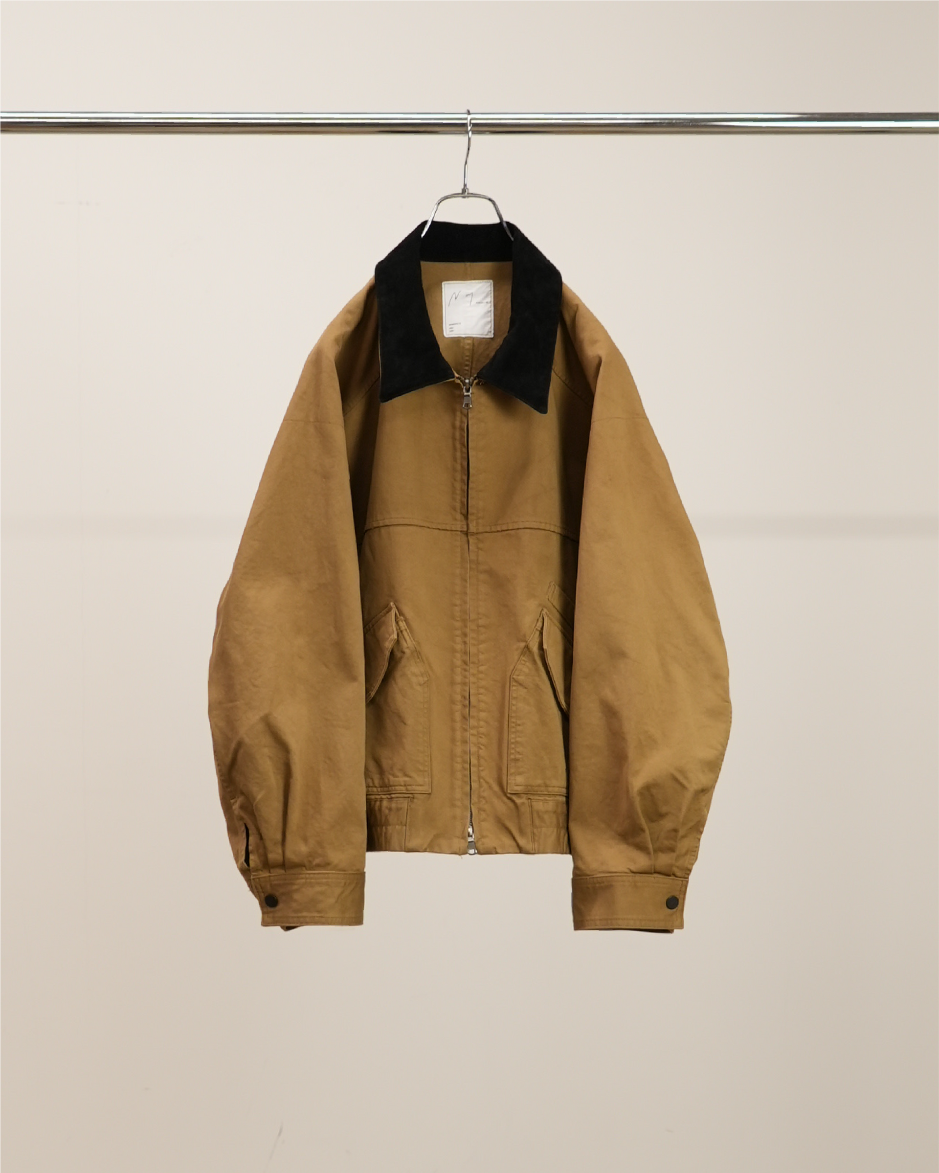 ZIP BLOUSON(BEIGE) – ANCELLM ZIP BLOUSON(BEIGE) – ANCELLM