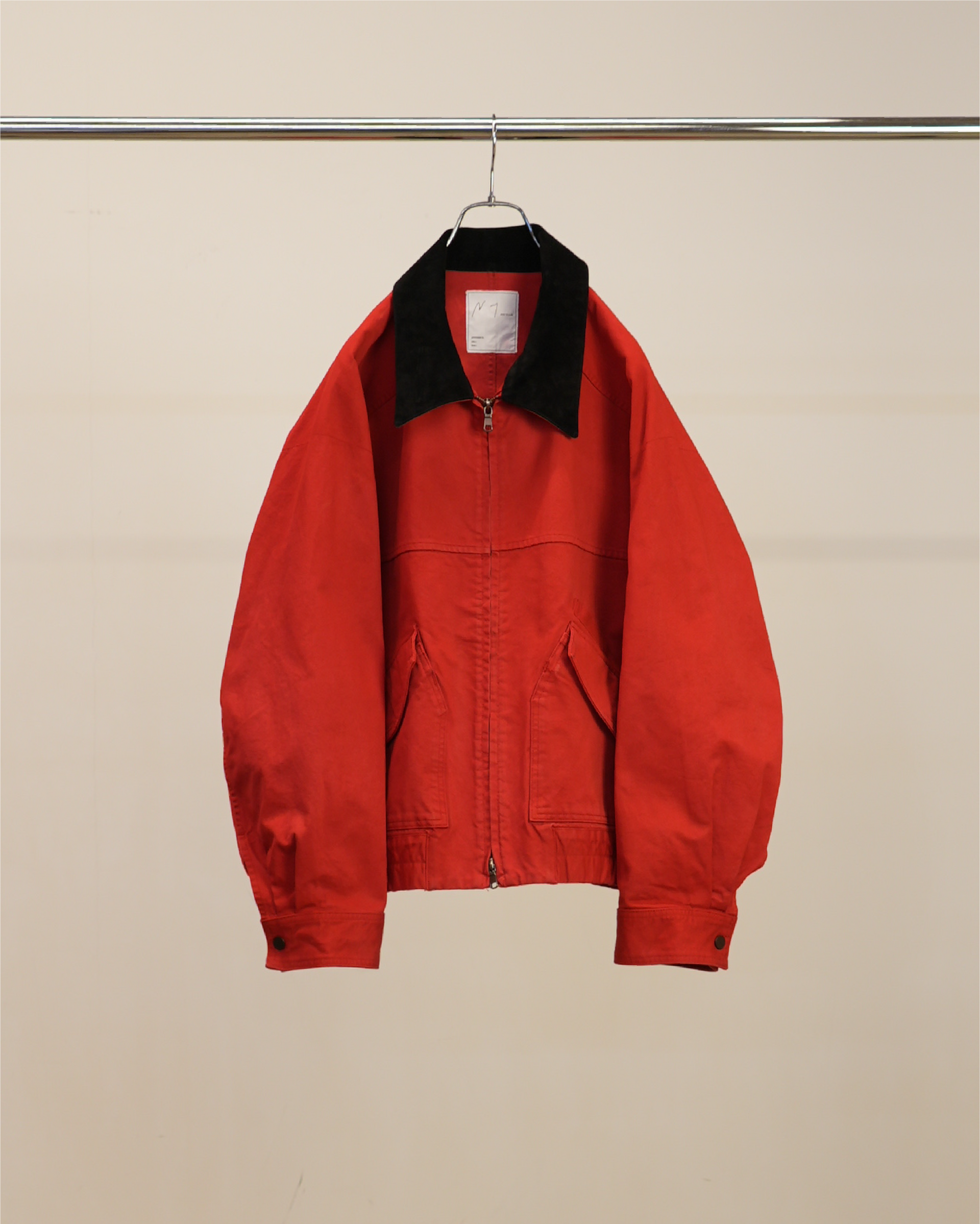 ZIP BLOUSON(RED) – ANCELLM