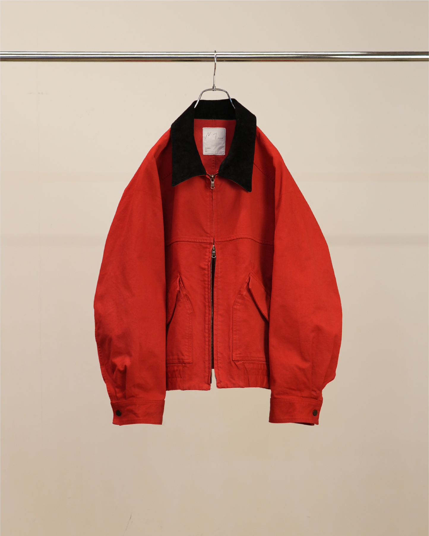 ZIP BLOUSON(RED) – ANCELLM ZIP BLOUSON(RED) – ANCELLM