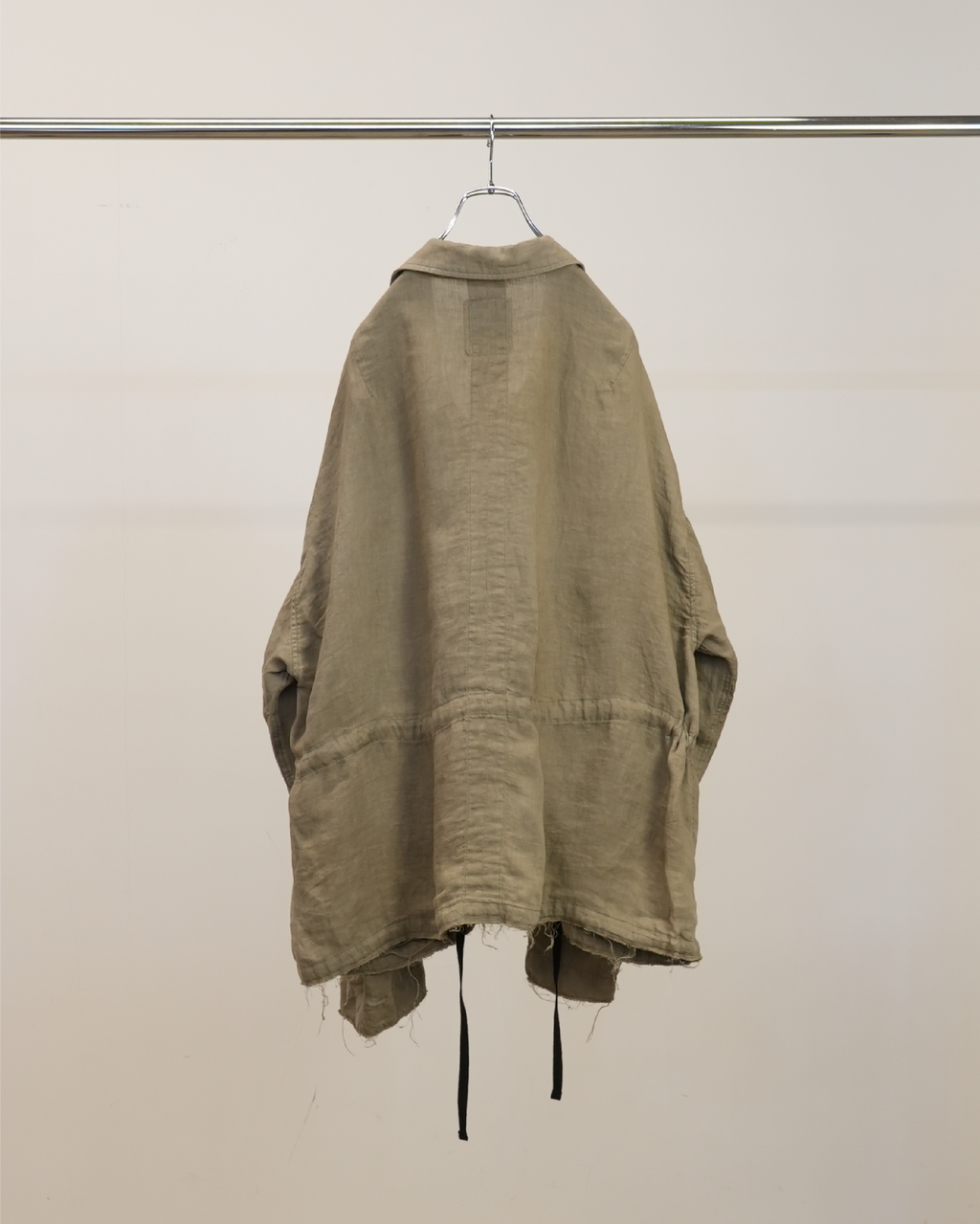 100/S LINEN FIELD JACKET(KHAKIBEIGE)
