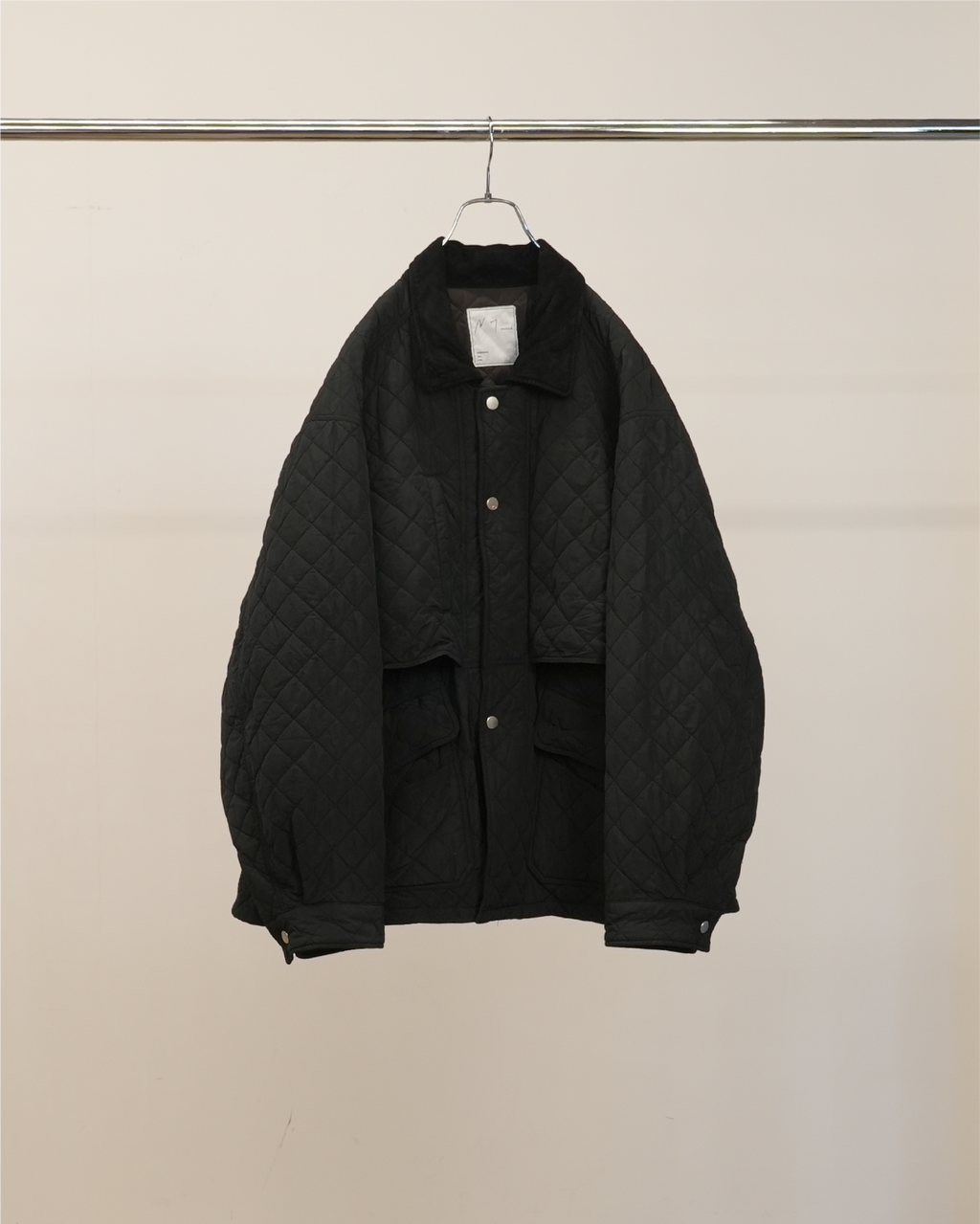 NYLON QUILTING JACKET(BLACK) – ANCELLM NYLON QUILTING JACKET(BLACK) – ANCELLM