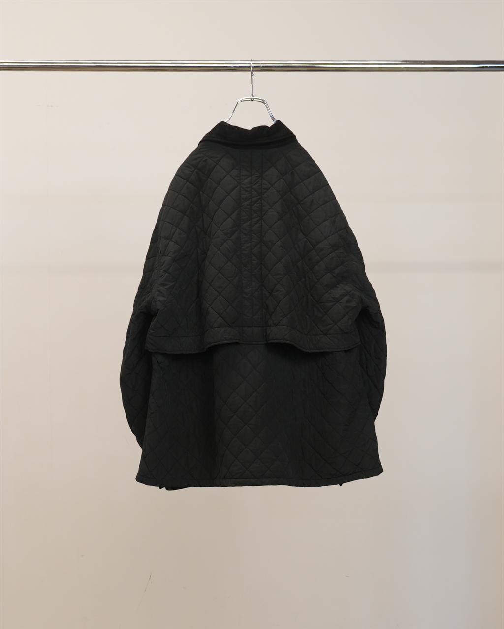 NYLON QUILTING JACKET(BLACK) – ANCELLM NYLON QUILTING JACKET(BLACK) – ANCELLM