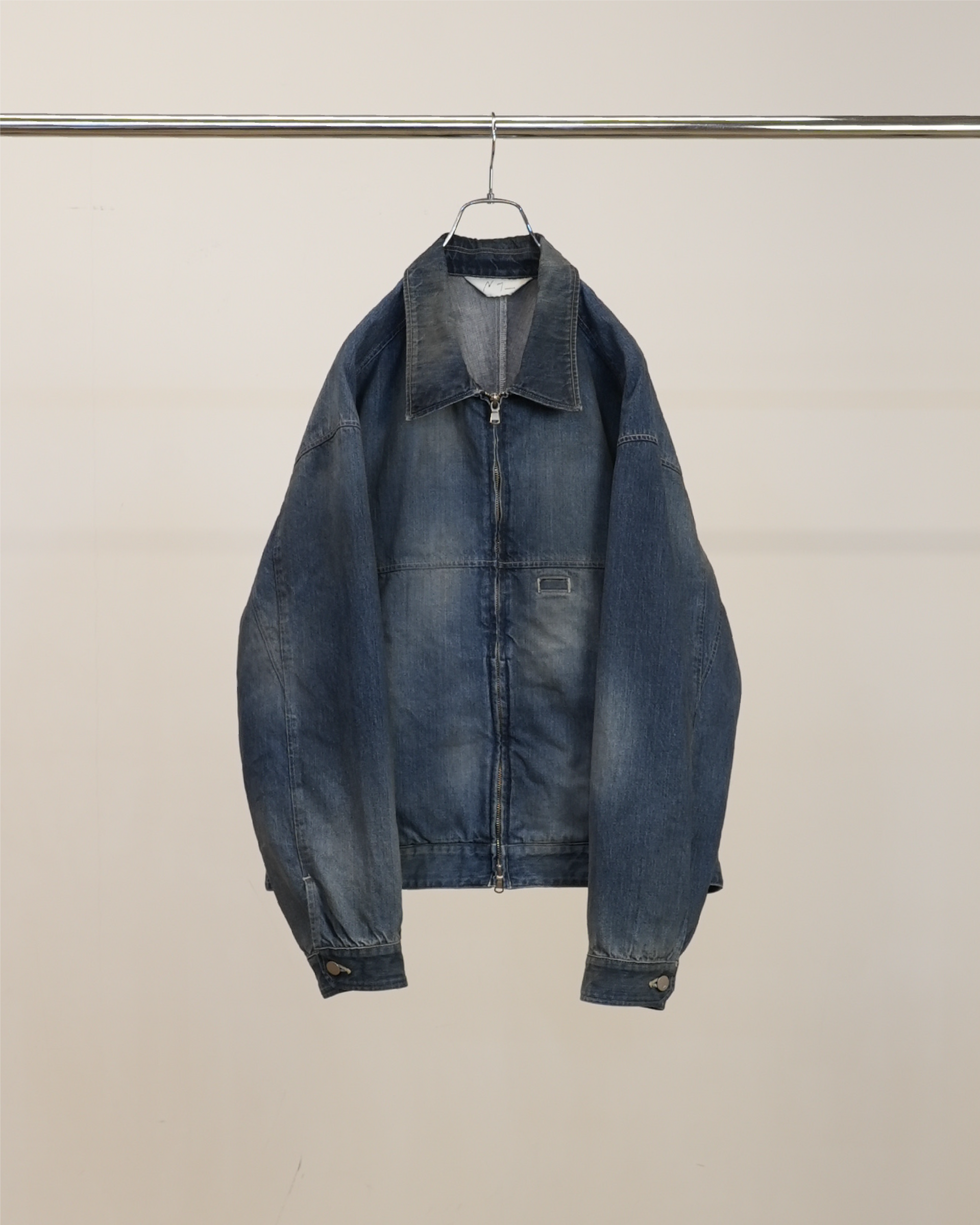 DENIM ZIPUP JACKET(INDIGO) – ANCELLM DENIM ZIPUP JACKET(INDIGO) – ANCELLM