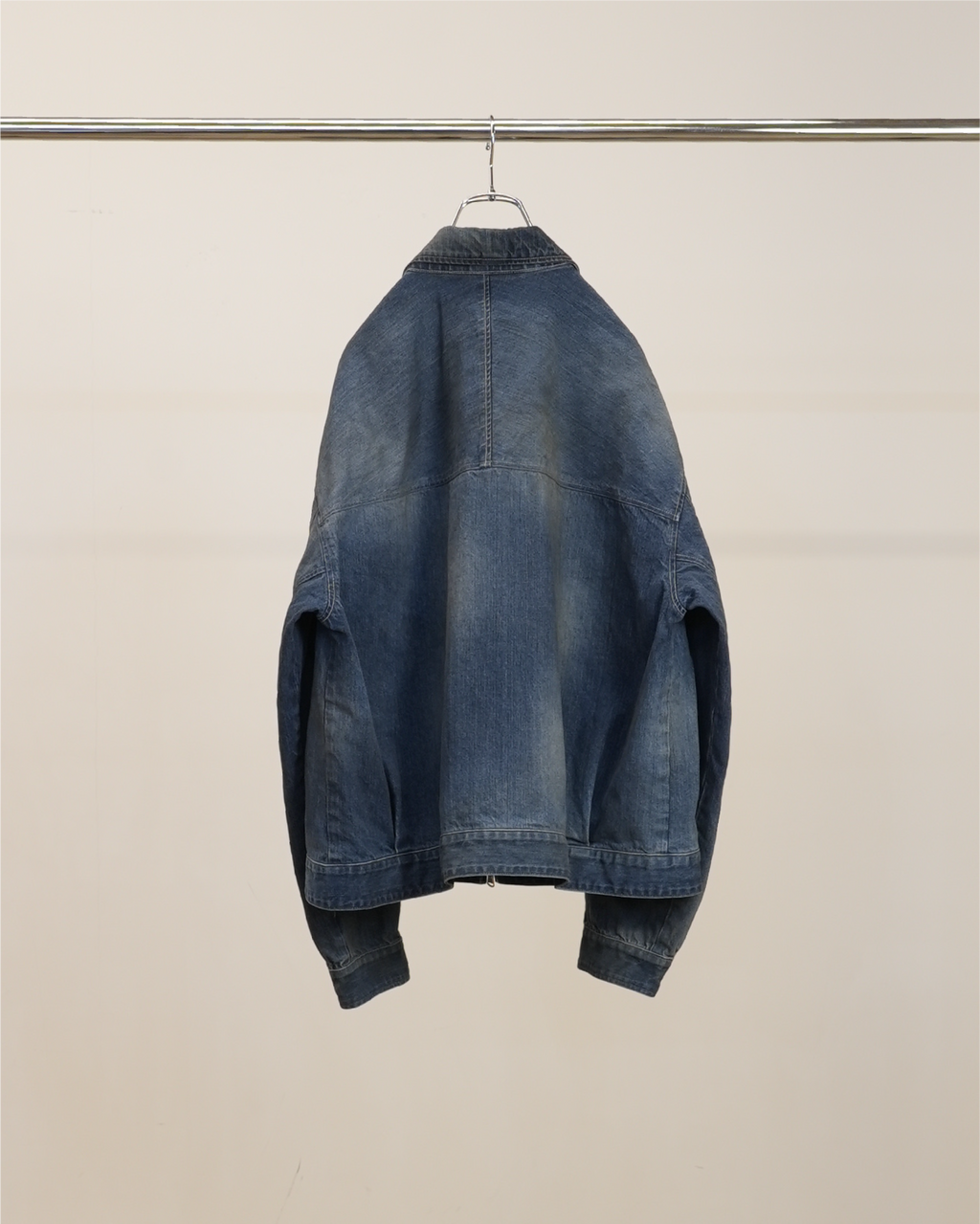 DENIM ZIPUP JACKET(INDIGO) – ANCELLM DENIM ZIPUP JACKET(INDIGO) – ANCELLM
