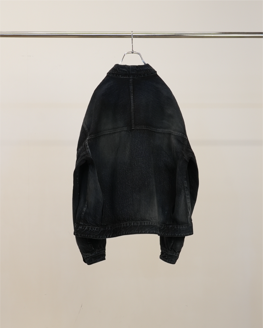DENIM ZIPUP JACKET(BLACK) – ANCELLM DENIM ZIPUP JACKET(BLACK) – ANCELLM