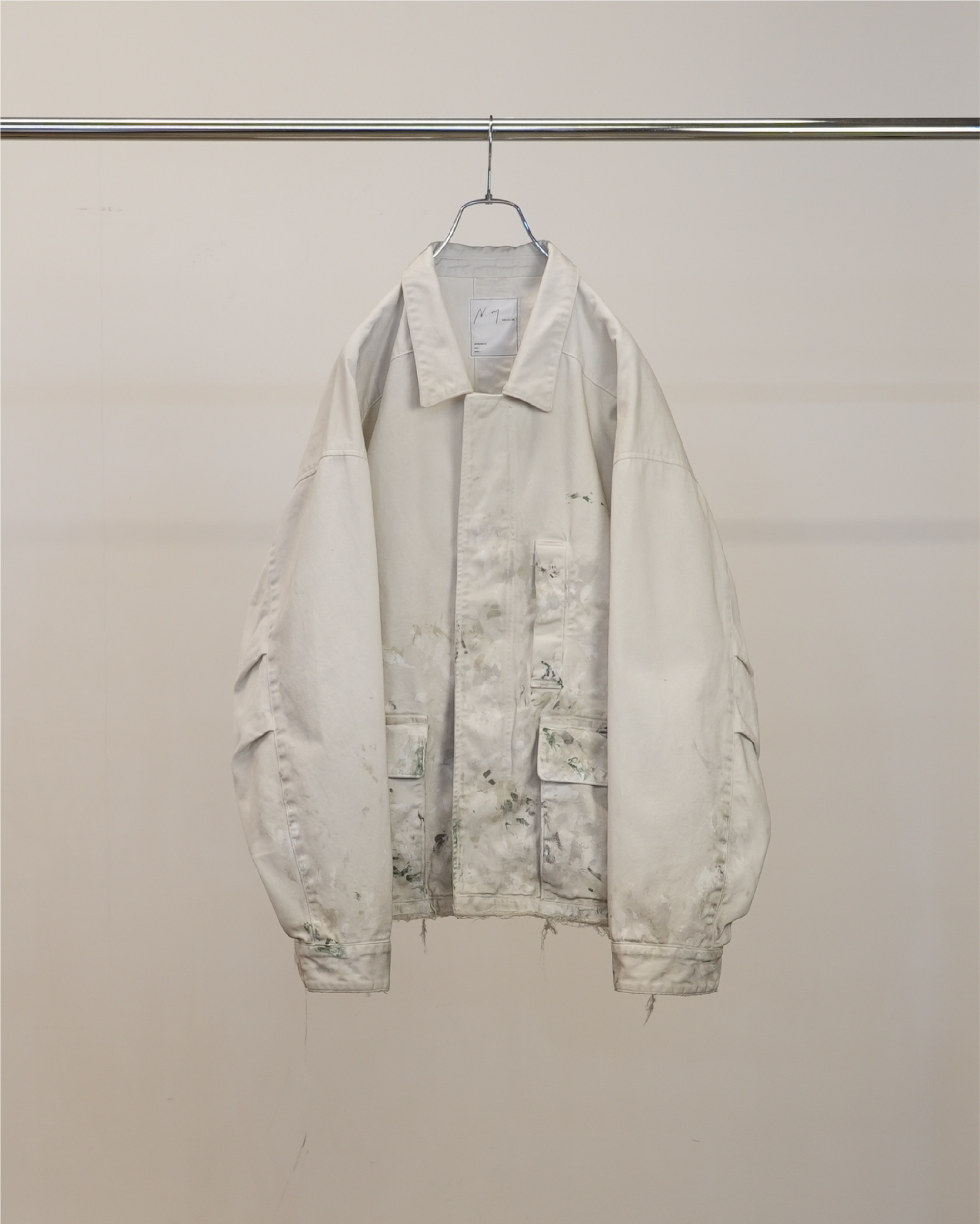 HIGHCOUNT DRILL AGING JACKET(OFF) – ANCELLM