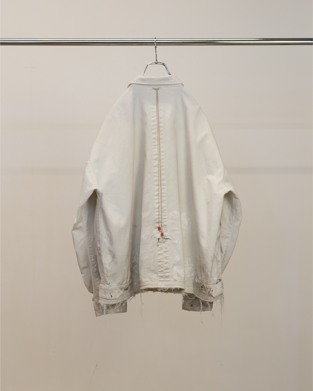 HIGHCOUNT DRILL AGING JACKET(OFF)