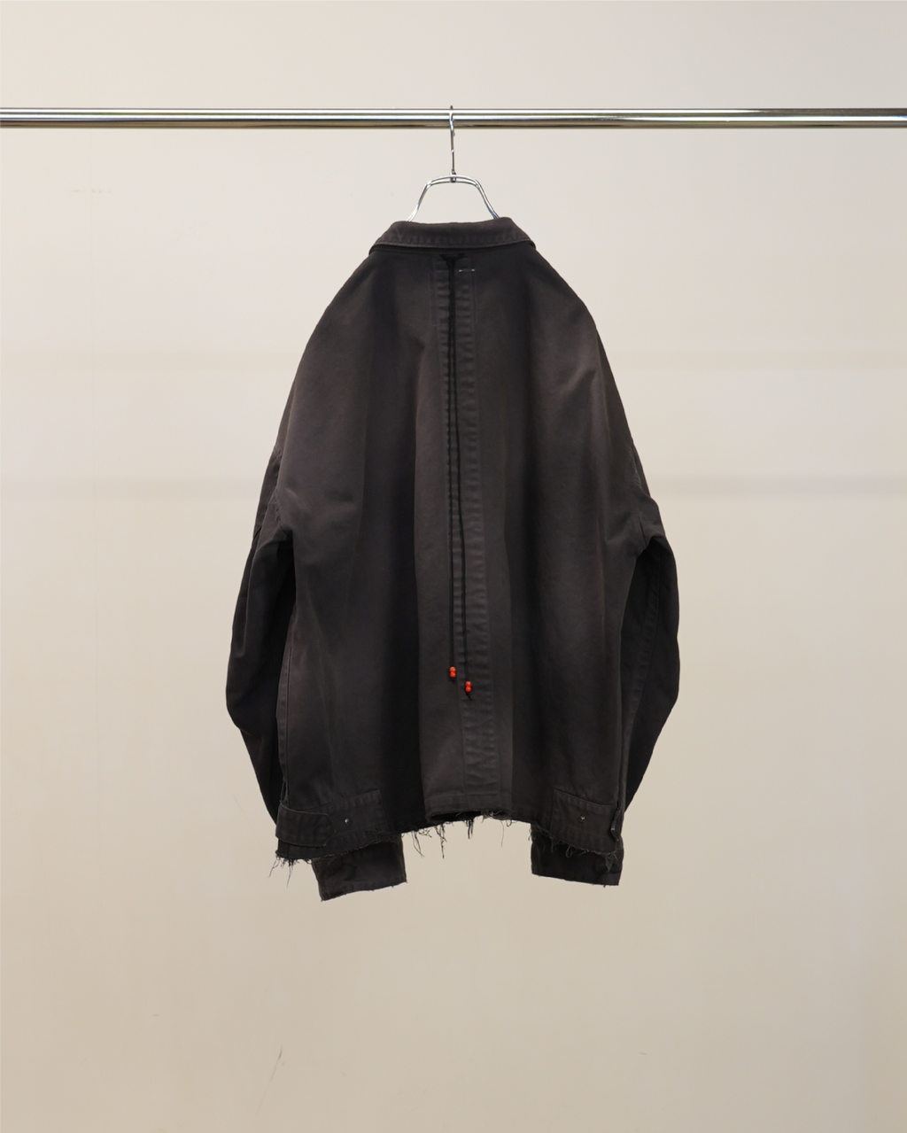 HIGHCOUNT DRILL AGING JACKET(BLACK) – ANCELLM HIGHCOUNT DRILL AGING JACKET(BLACK) – ANCELLM