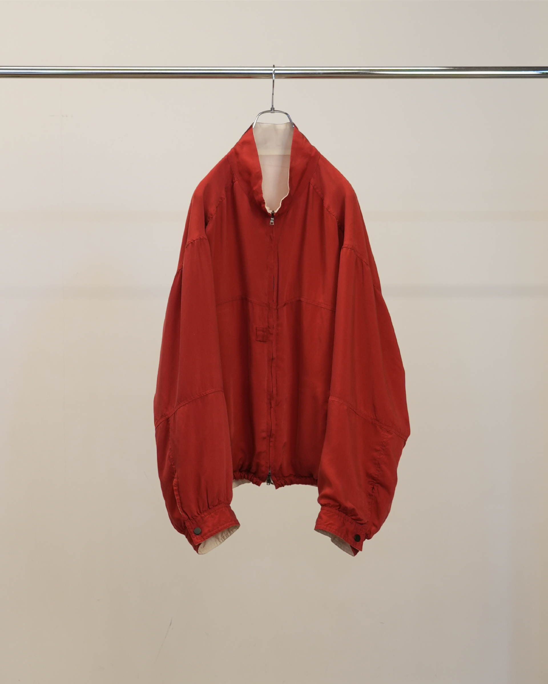 アンセルム　ANCELLM CUPRO REVERSIBLE JACKET CUPRO REVERSIBLE JACKET(RED) – ANCELLM