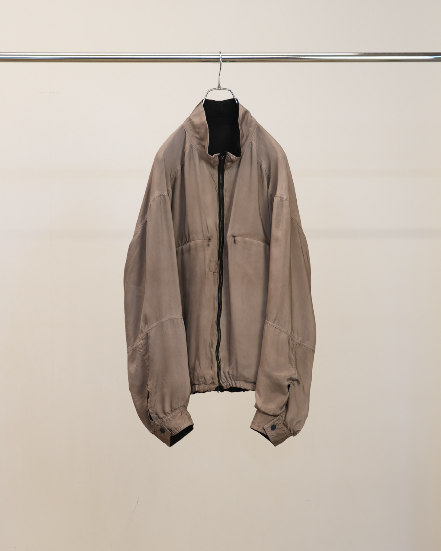 CUPRO REVERSIBLE JACKET(BLACK)