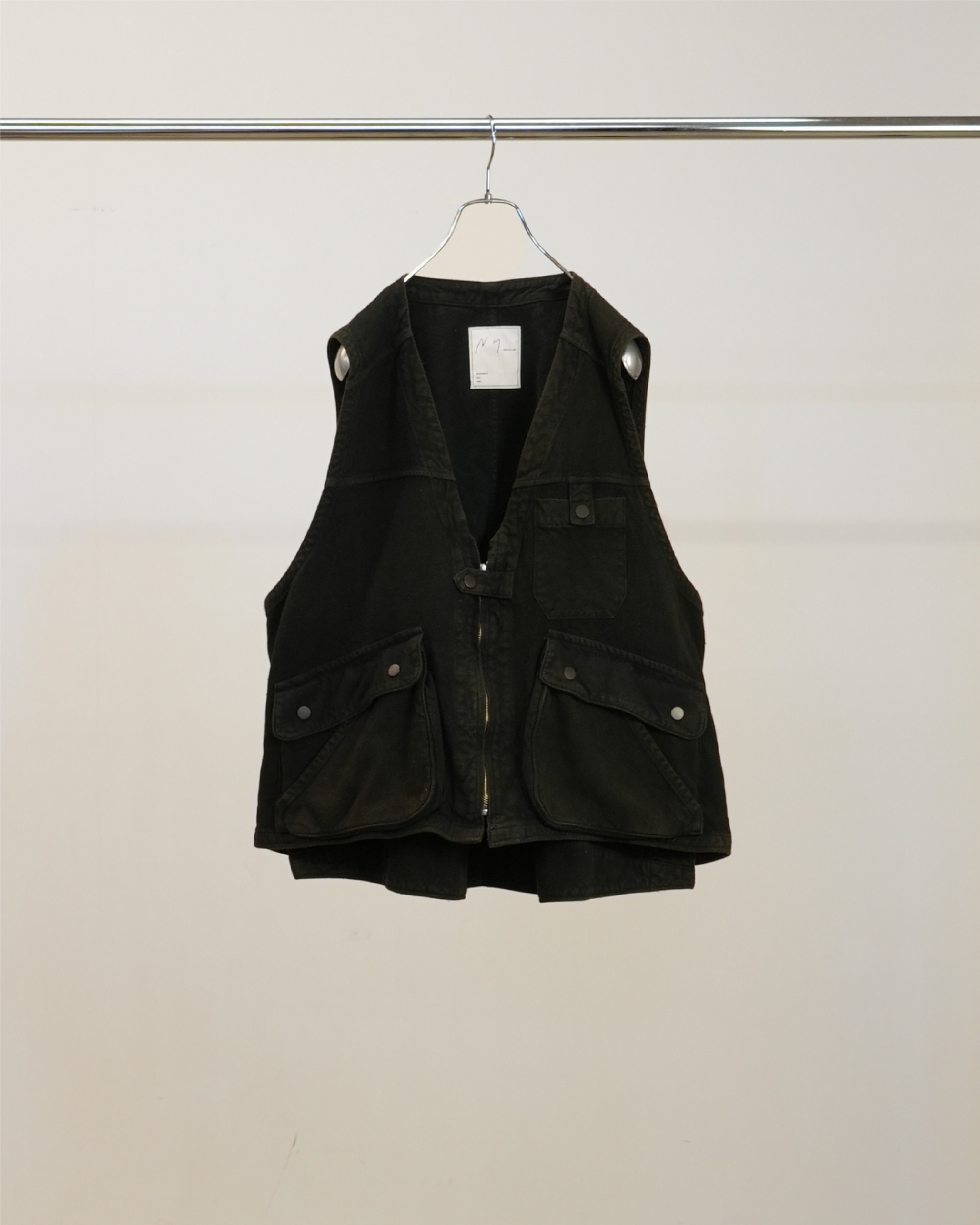C/R DUCK UTILITY VEST(BLACK) – ANCELLM