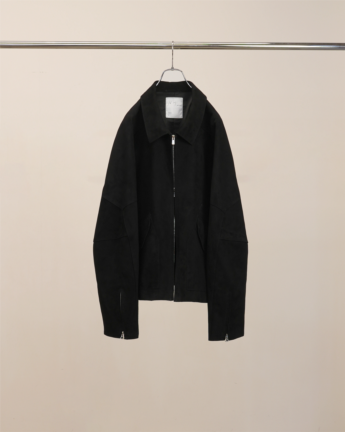 GEEP LEATHER JACKET(BLACK)