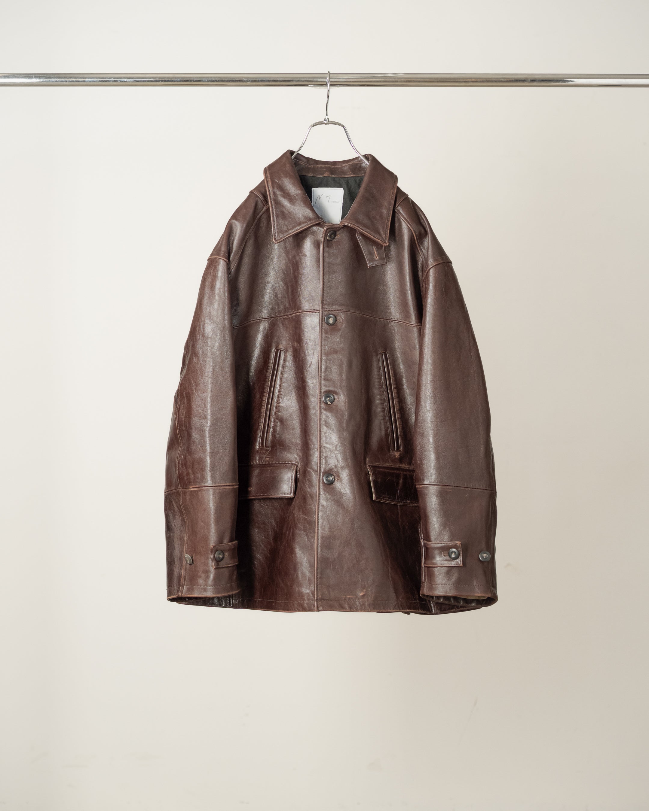 H.L HALF COAT(BROWN) – ANCELLM