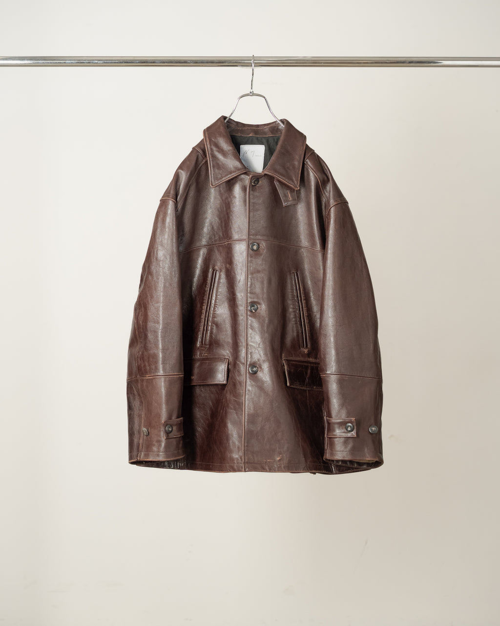 H.L HALF COAT(BROWN)