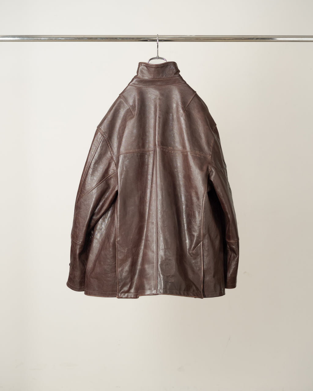 H.L HALF COAT(BROWN)