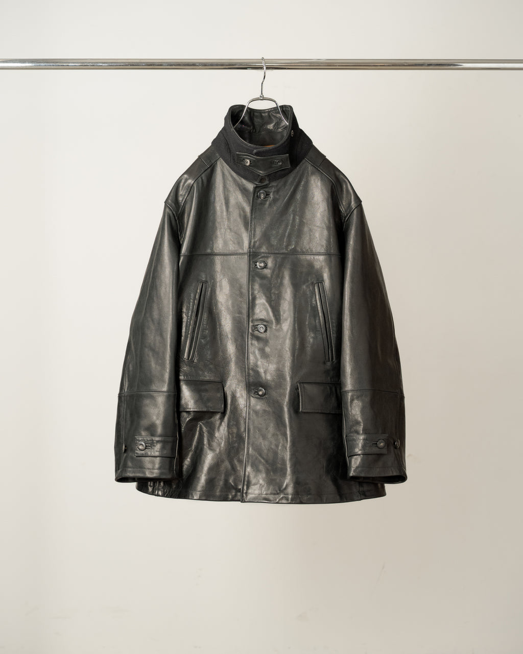 H.L HALF COAT(BLACK)