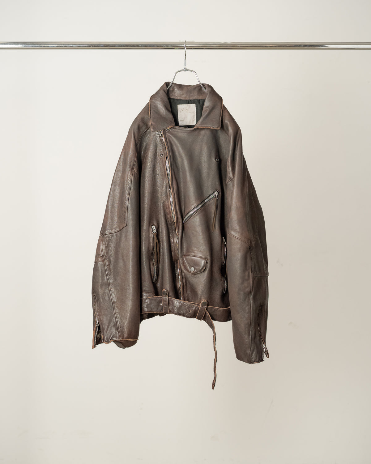 AGING H.L BELTED JACKET(D.BRICK)