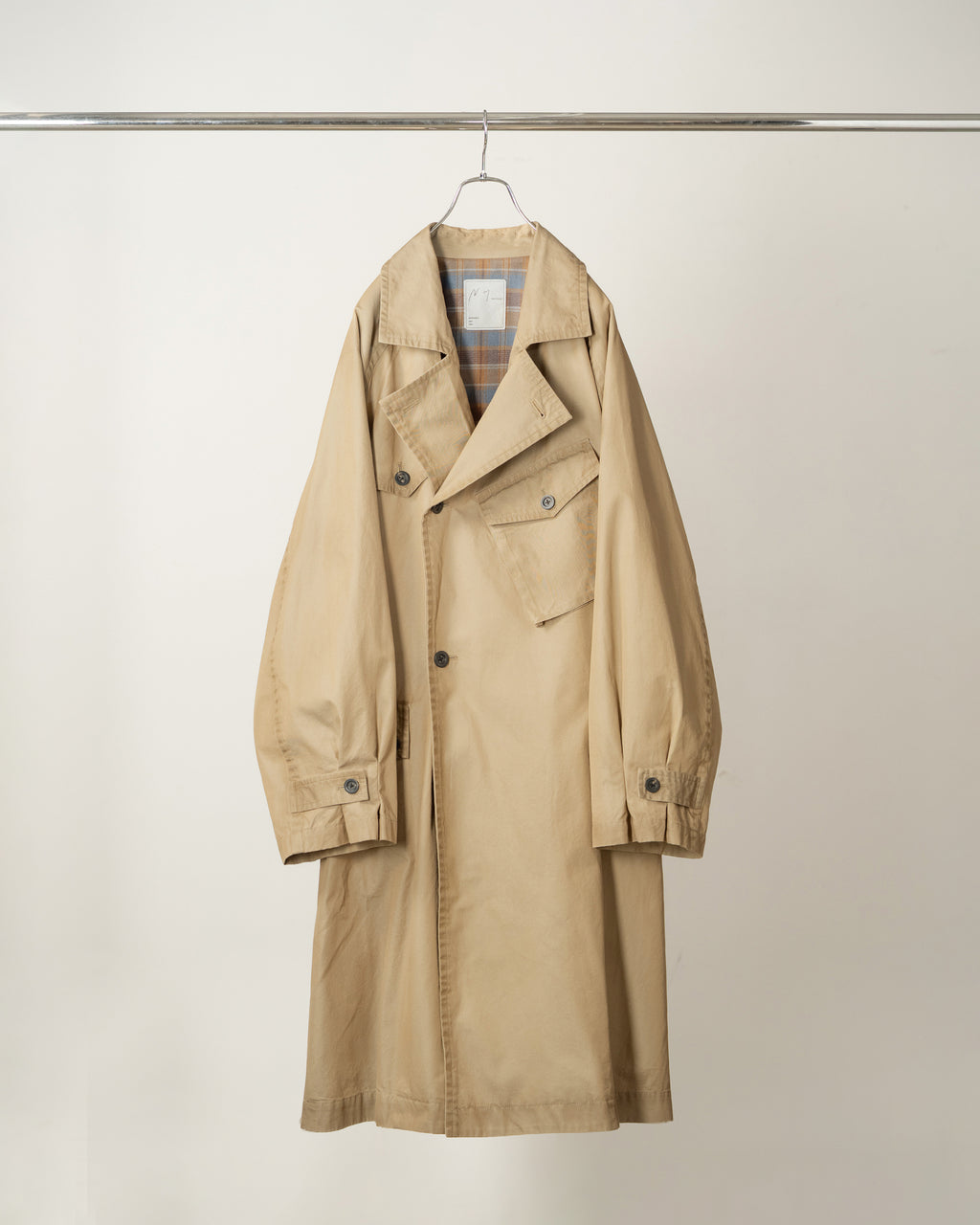 AGING COTTON M.C COAT(BEIGE)