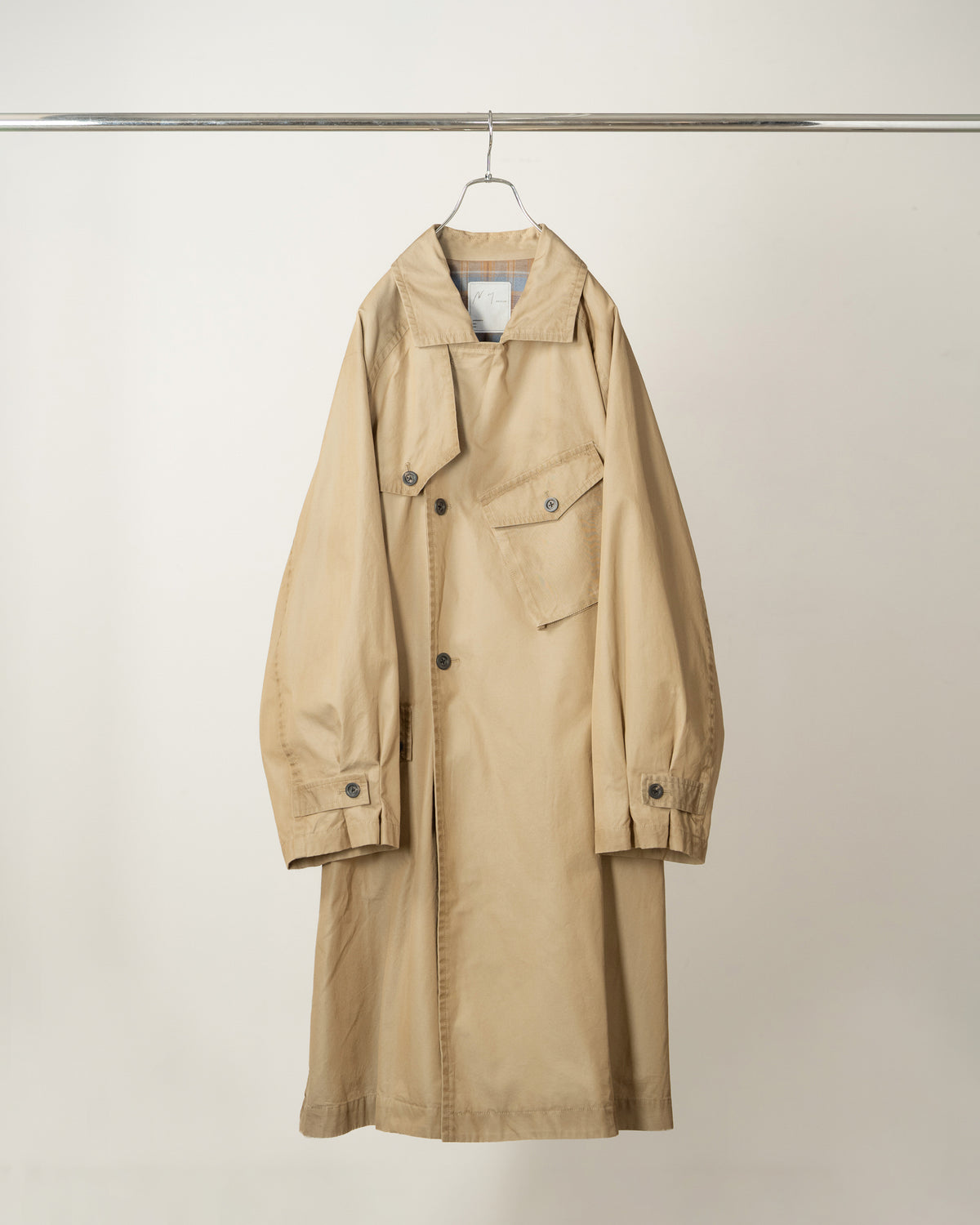AGING COTTON M.C COAT(BEIGE)