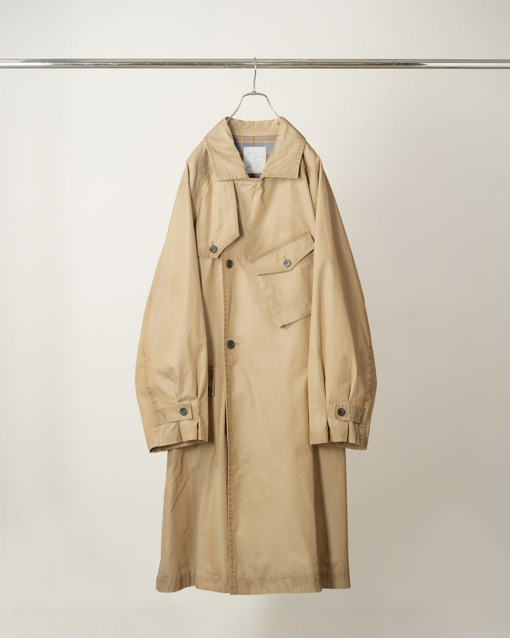 AGING COTTON M.C COAT(BEIGE)