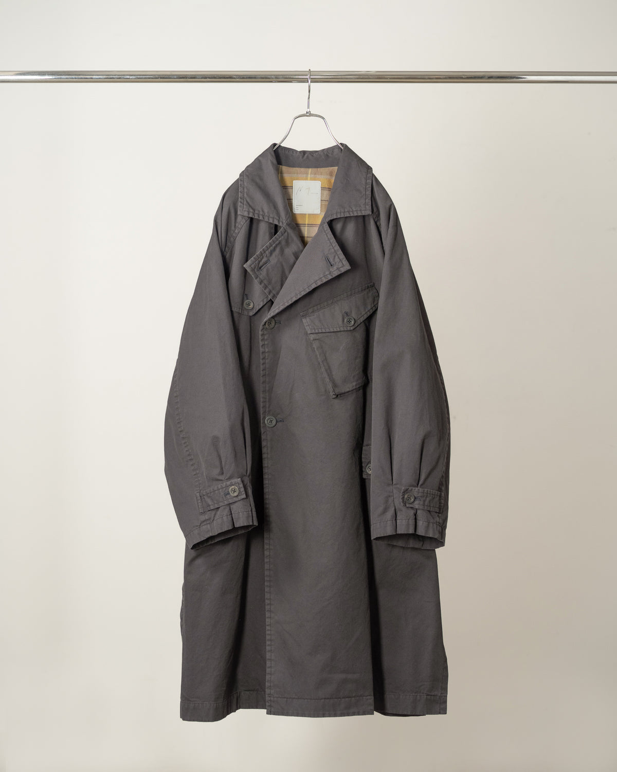 AGING COTTON M.C COAT(BLACK)