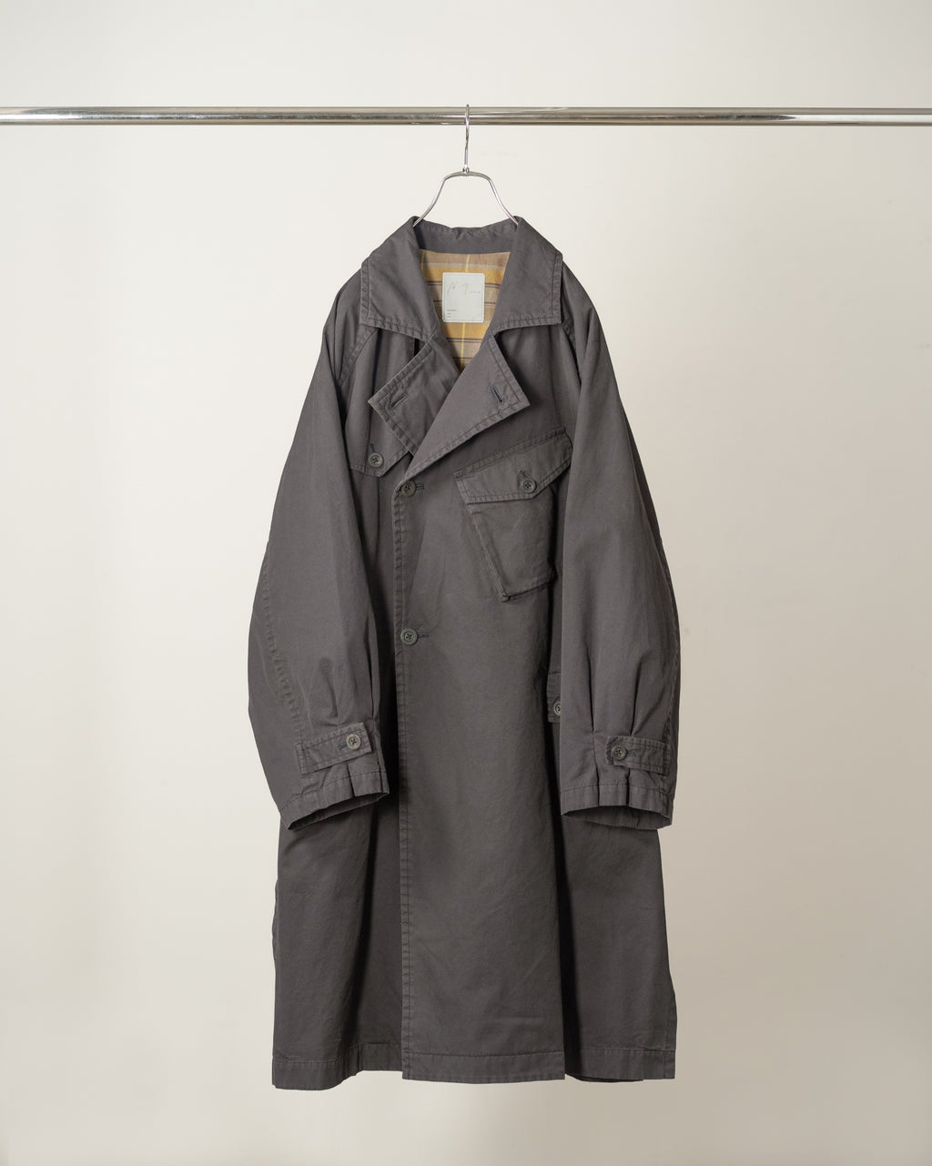 AGING COTTON M.C COAT(BLACK)