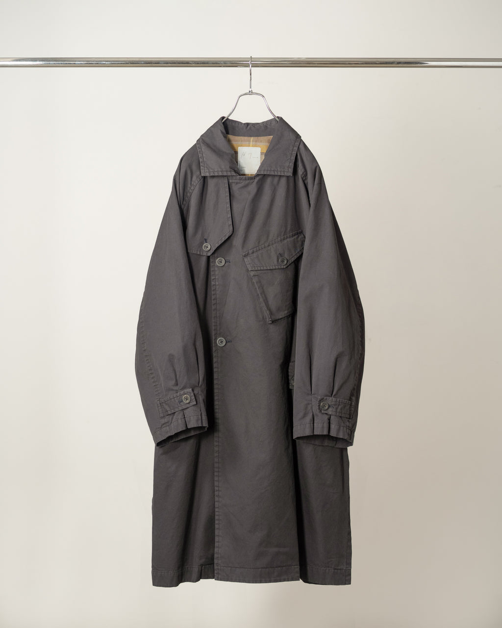 AGING COTTON M.C COAT(BLACK)