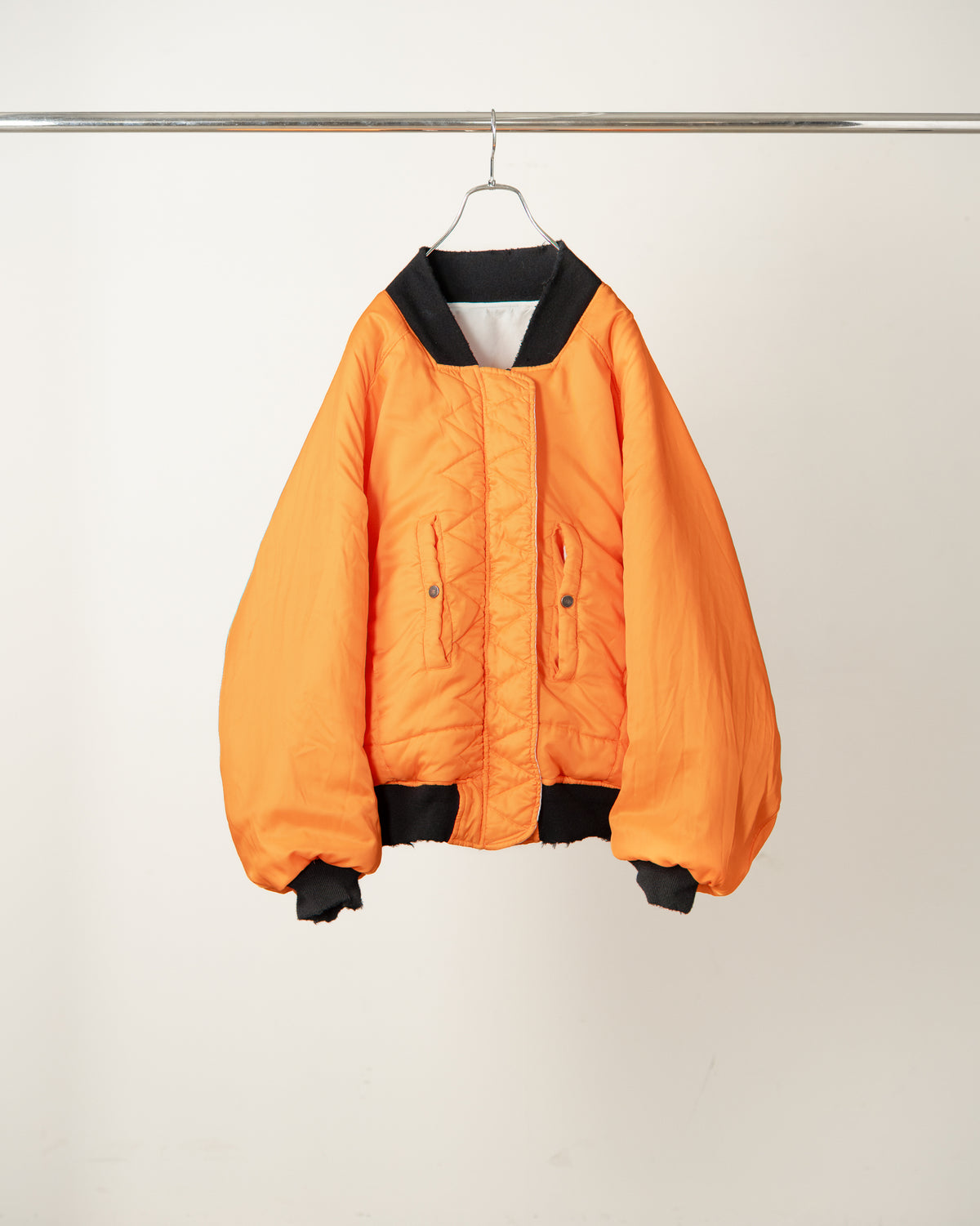 AGING BOMBER JACKET(SNOWWHITE)
