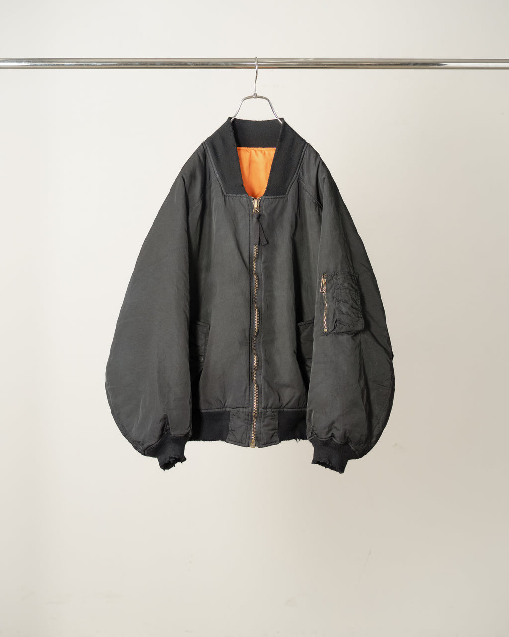 AGING BOMBER JACKET(BLACK)