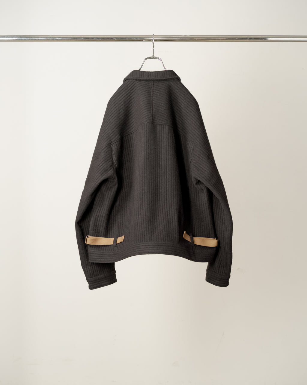 140's WOOL PIQUE JACKET(BLACK)