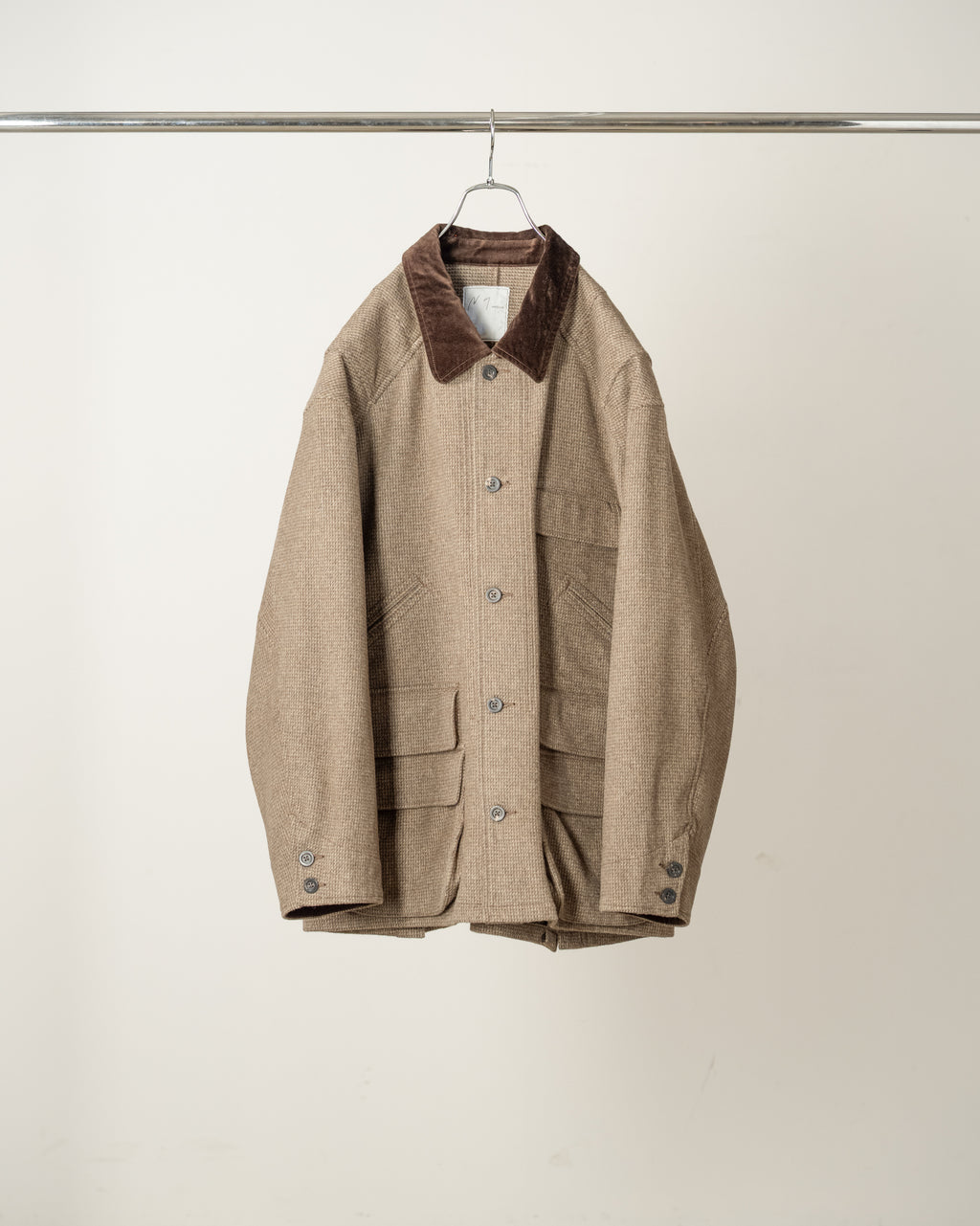 WOOL BLANKET HUNTING JACKET(BEIGE)