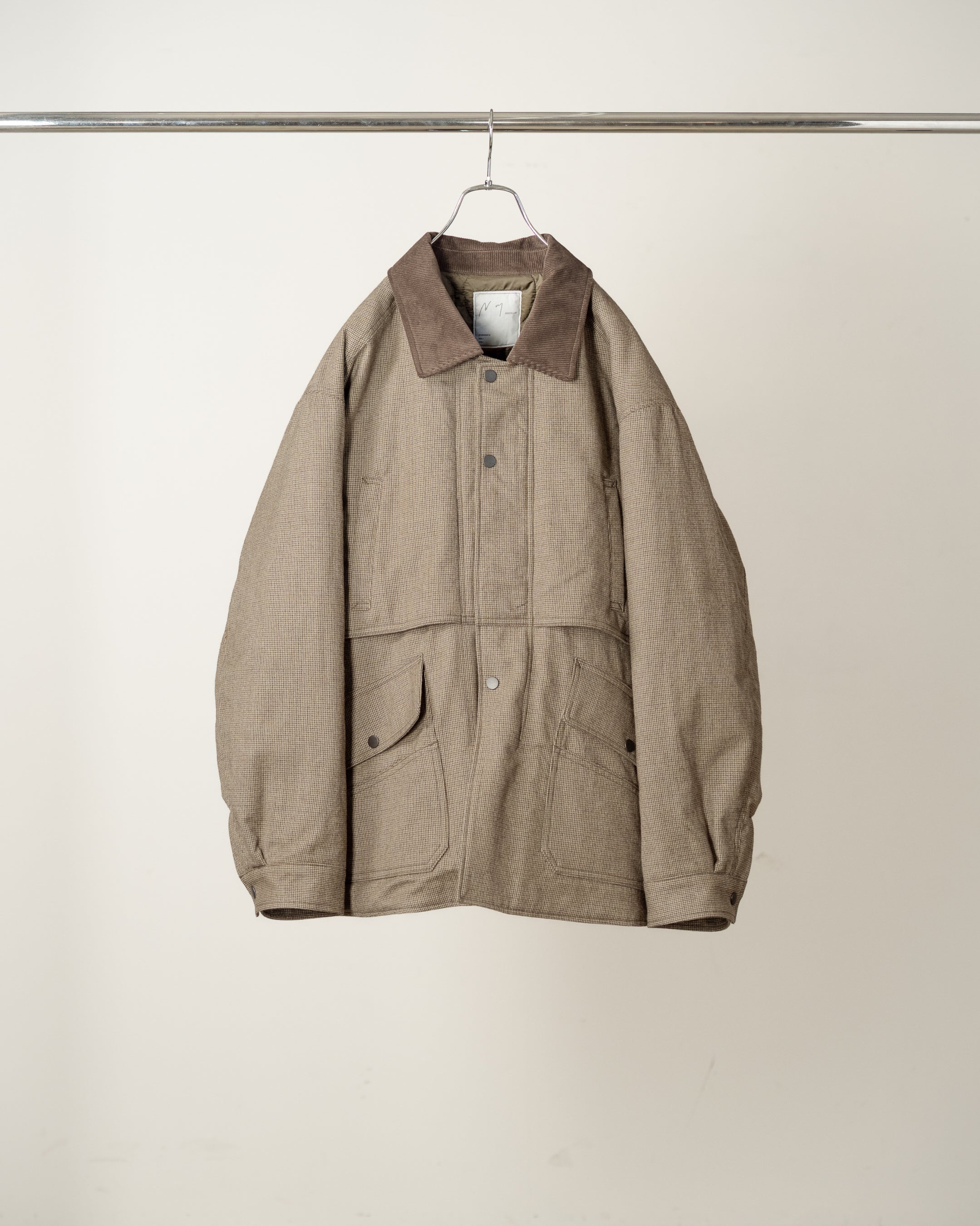 CHECK HALF JACKET(HOUNDSTOOTH) – ANCELLM