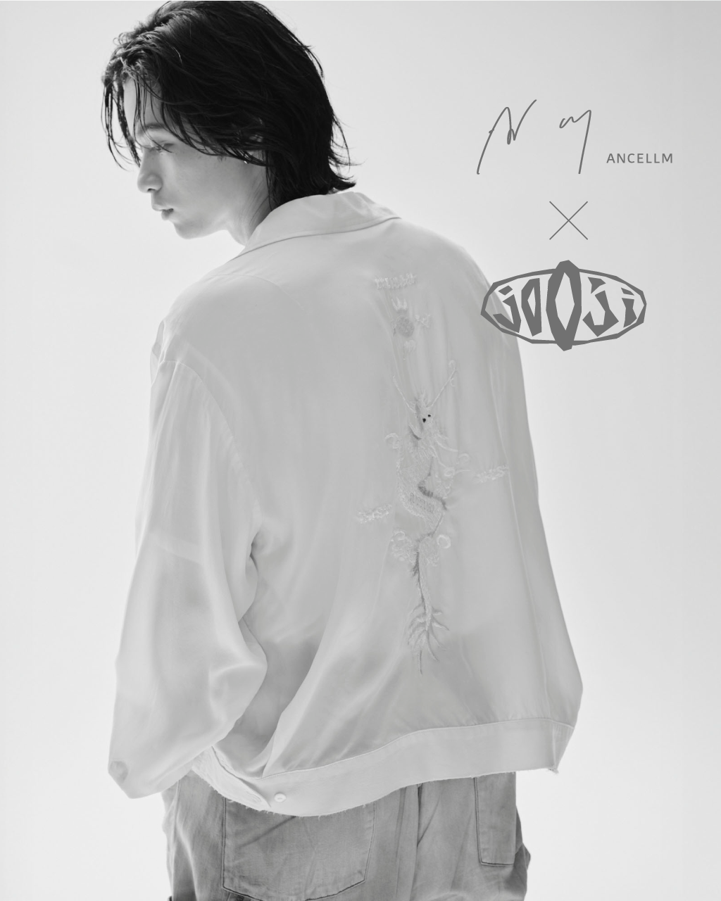 ANCELLM × jo0ji EMBROIDERY SHIRT