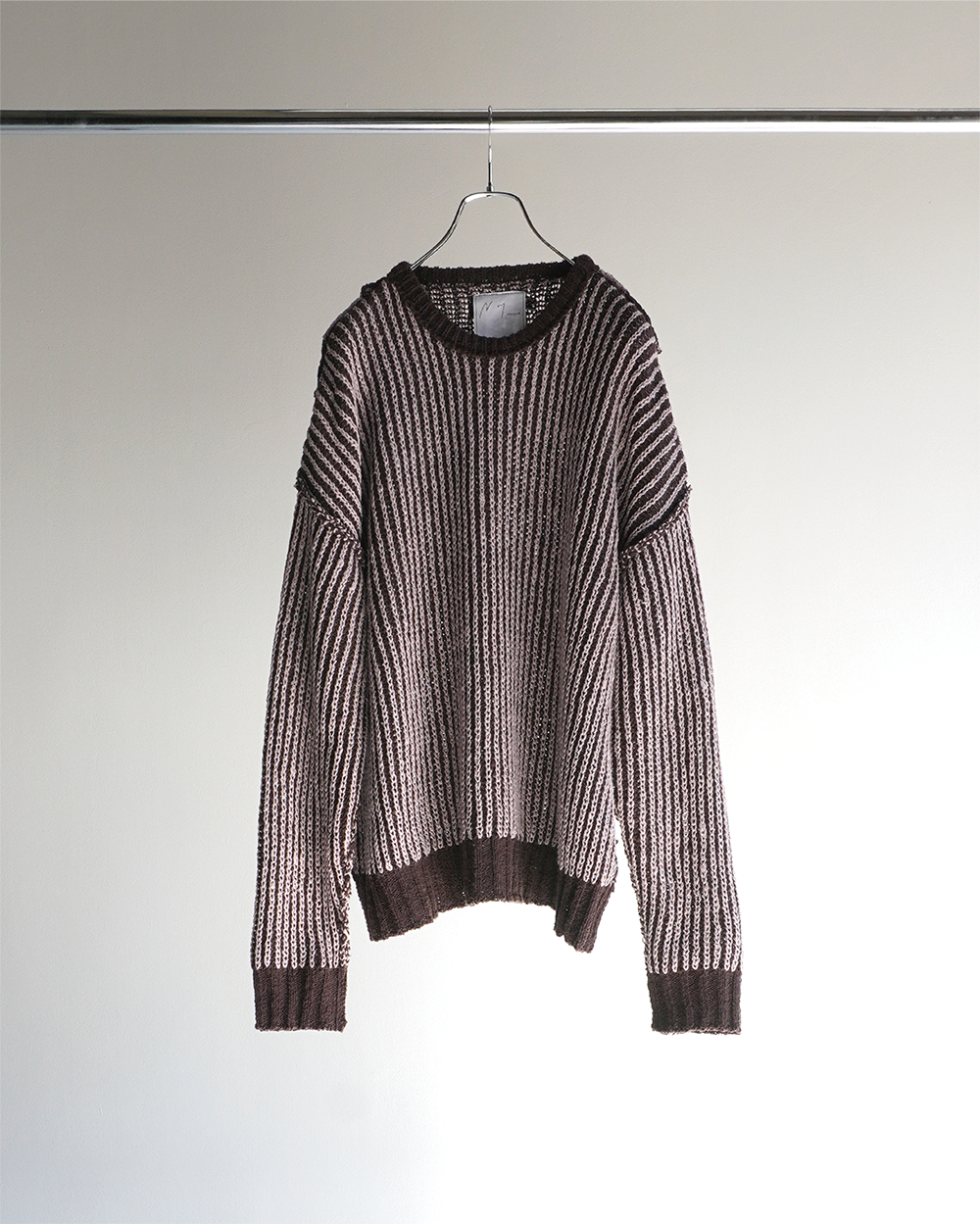 OVER CORD KNIT(D.BROWN)