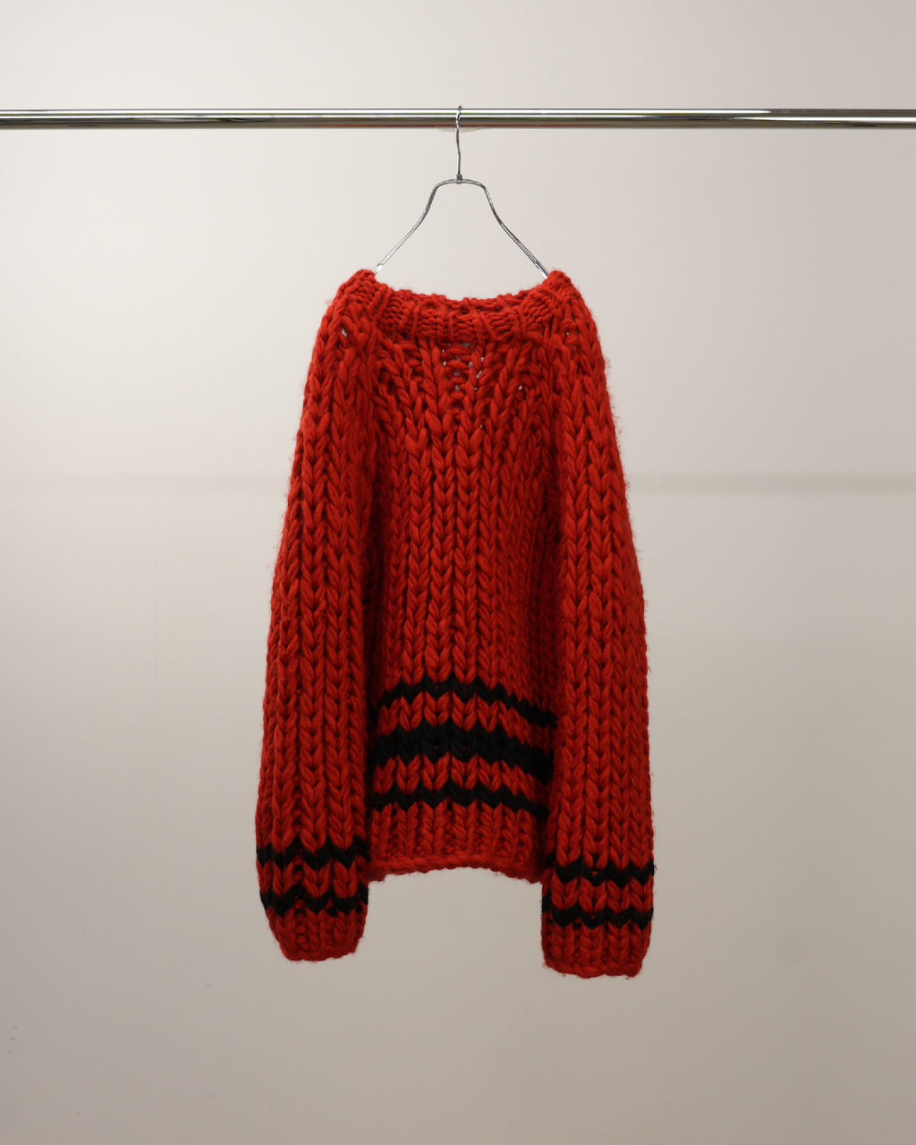 CHUNKY KNIT(RED)