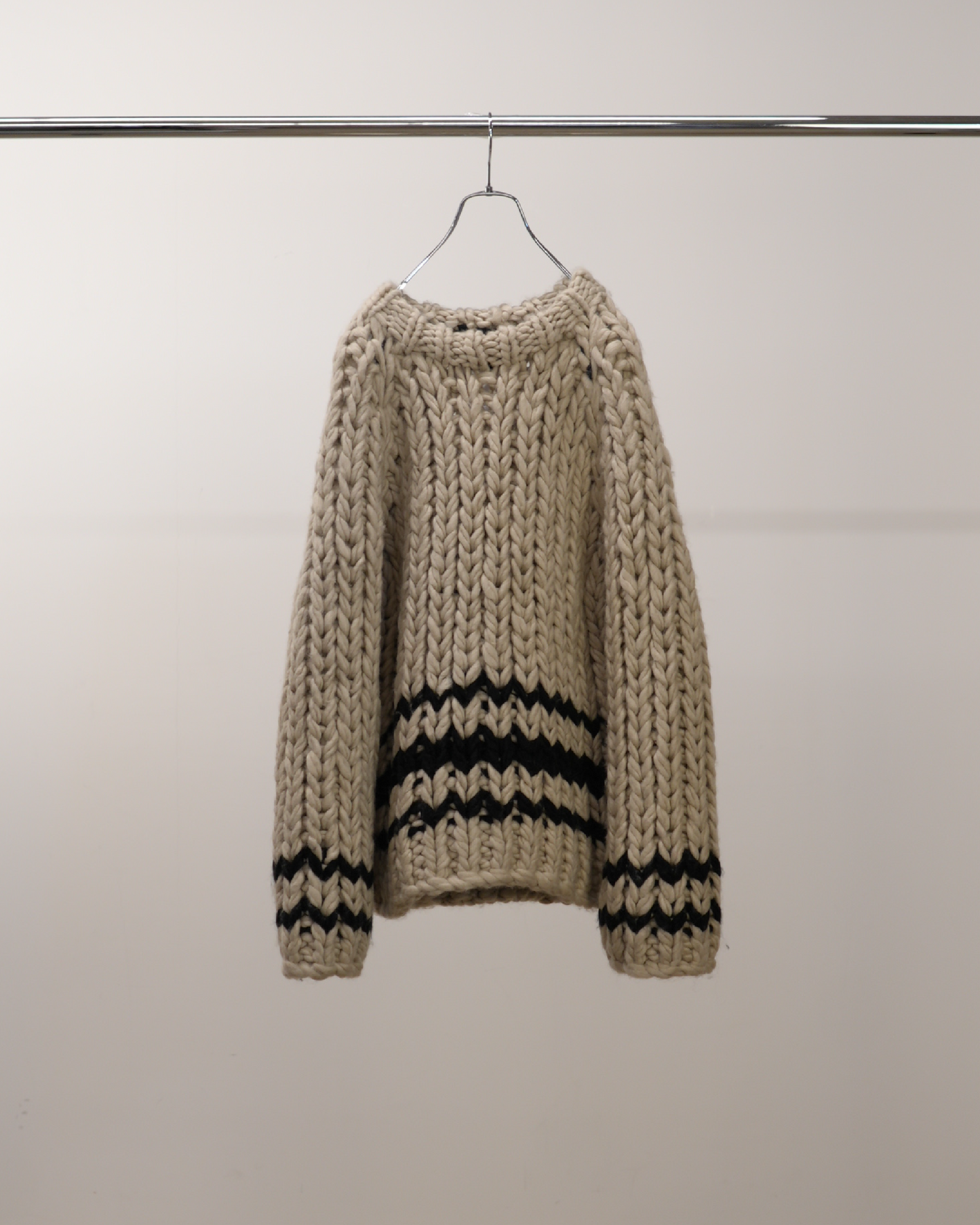 CHUNKY KNIT(BEIGE)