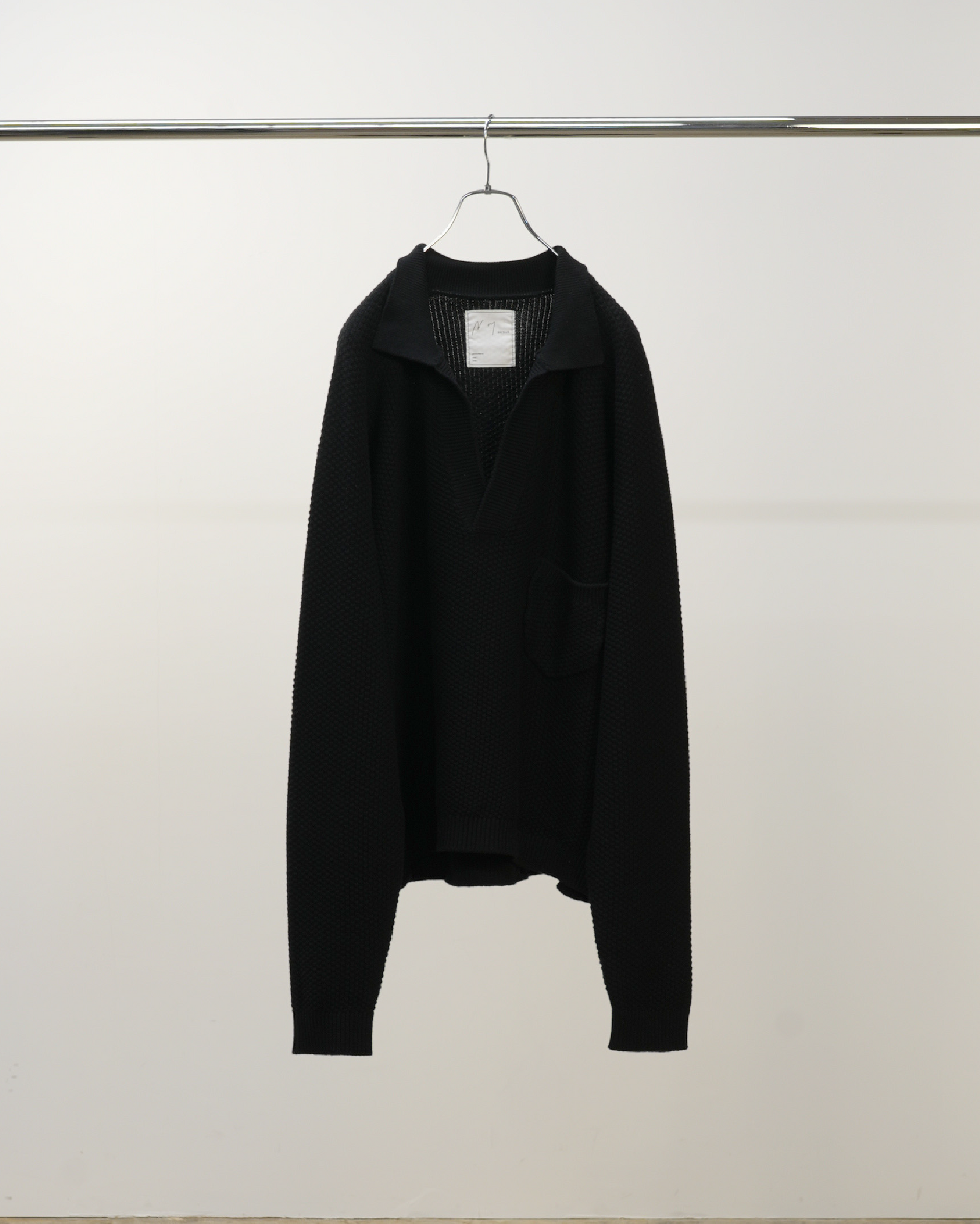 SKIPPER KNIT(BLACK) – ANCELLM SKIPPER KNIT(BLACK) – ANCELLM