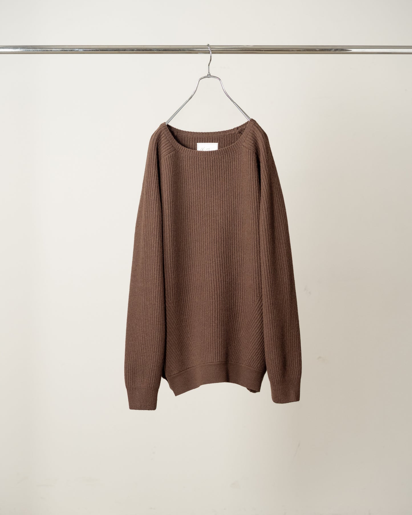 TUCK IN KNIT(BROWN)