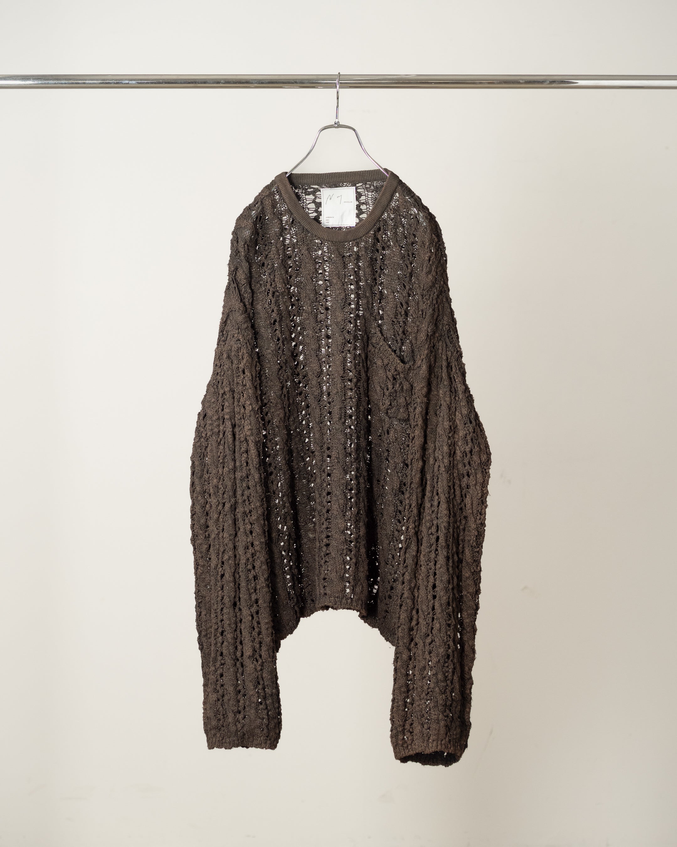 MESH KNIT(BLACK) – ANCELLM