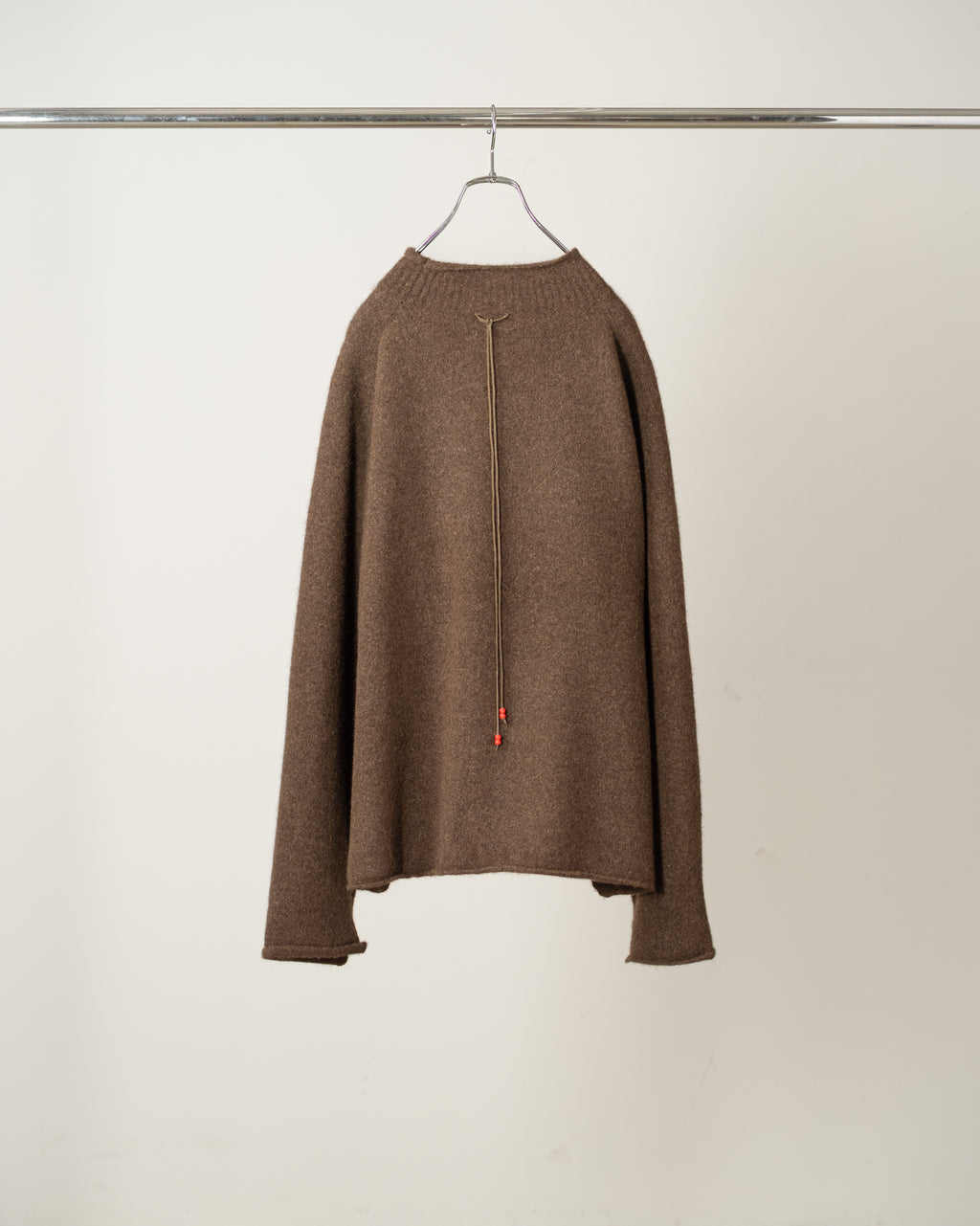 ROLLNECK LS KNIT(BROWN)